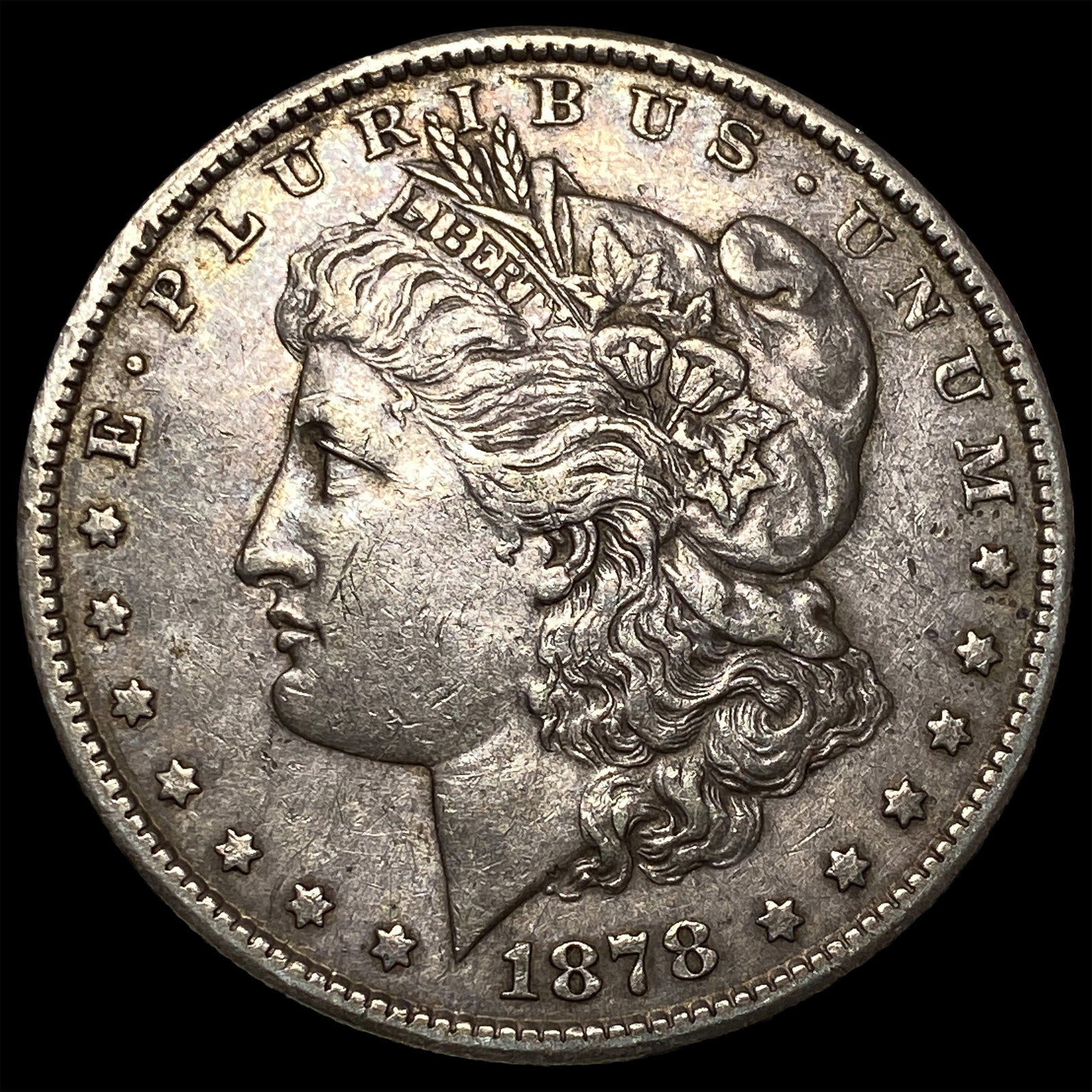 1878-S Silver Morgan Dollar NEARLY UNCIRCULATED: 1878-S Silver Morgan Dollar NEARLY UNCIRCULATED