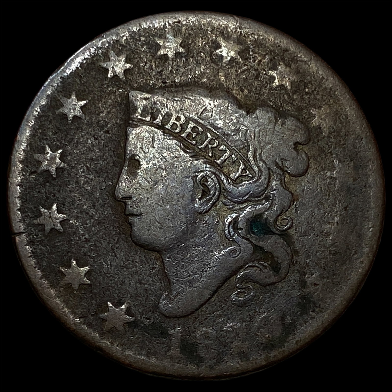 1847 Braided Hair Large Cent NICELY CIRCULATED: 1847 Braided Hair Large Cent NICELY CIRCULATED