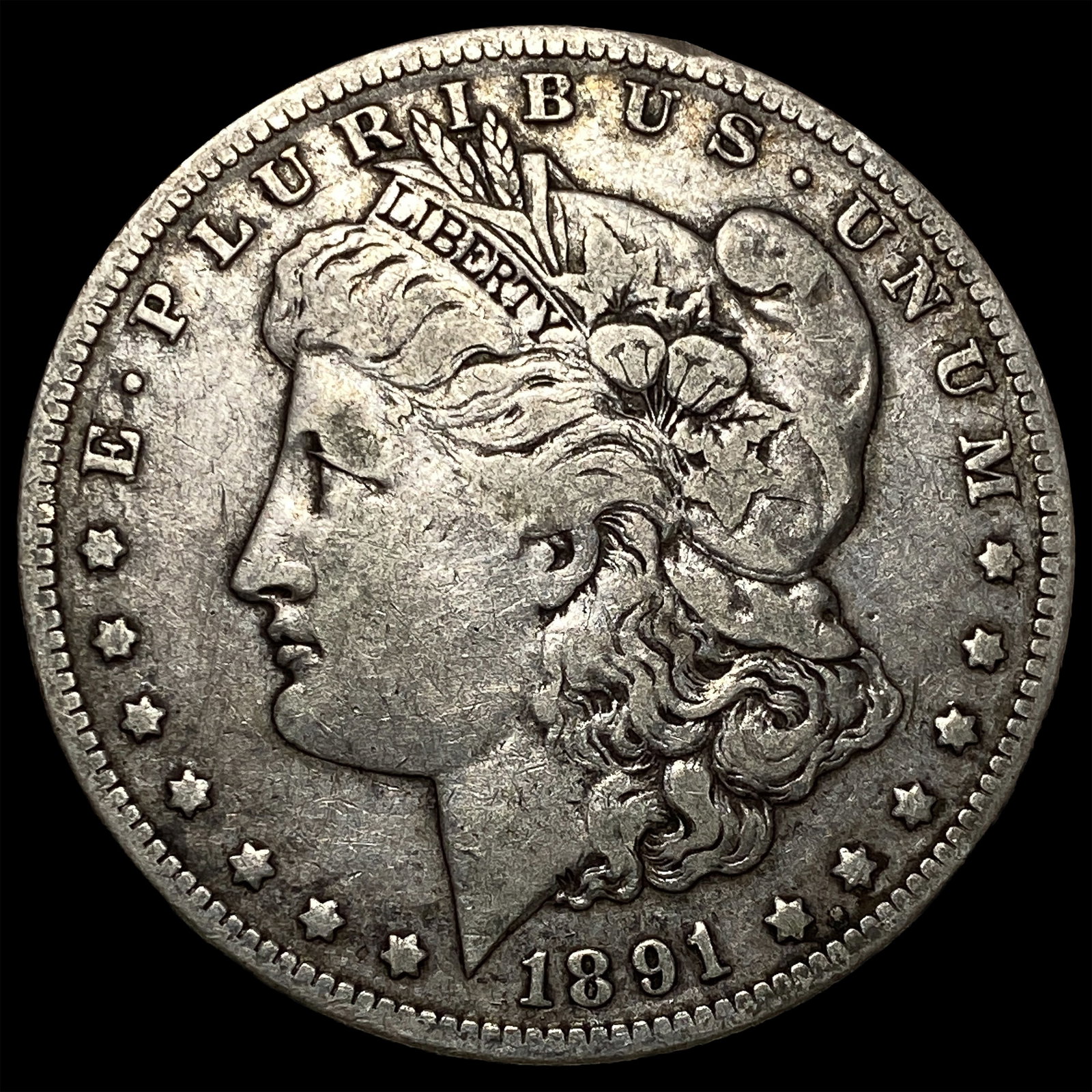 1891-O Silver Morgan Dollar NEARLY UNCIRCULATED: 1891-O Silver Morgan Dollar NEARLY UNCIRCULATED