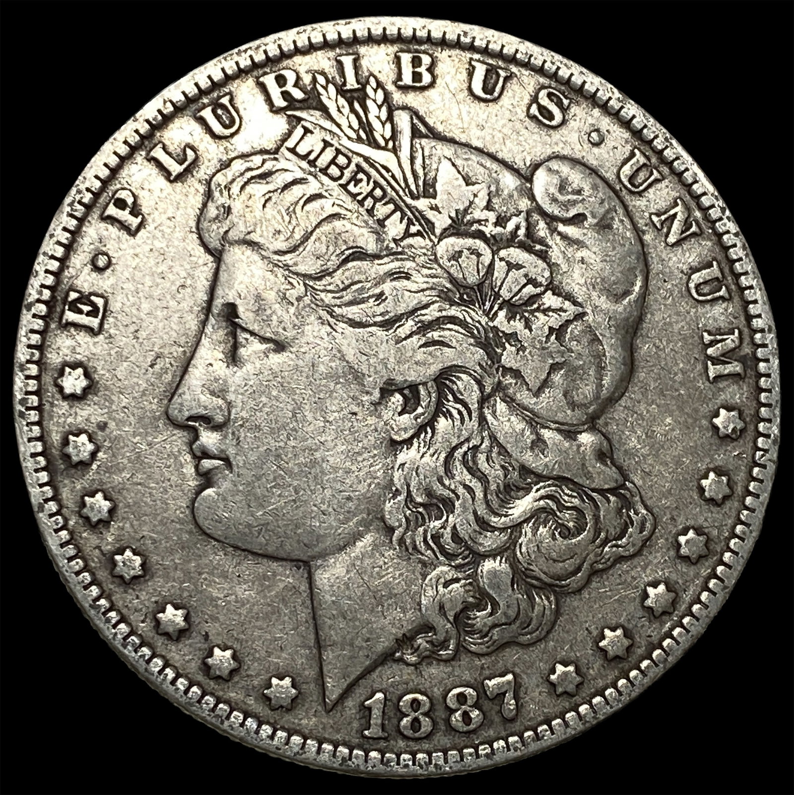 1887-O Silver Morgan Dollar NEARLY UNCIRCULATED: 1887-O Silver Morgan Dollar NEARLY UNCIRCULATED