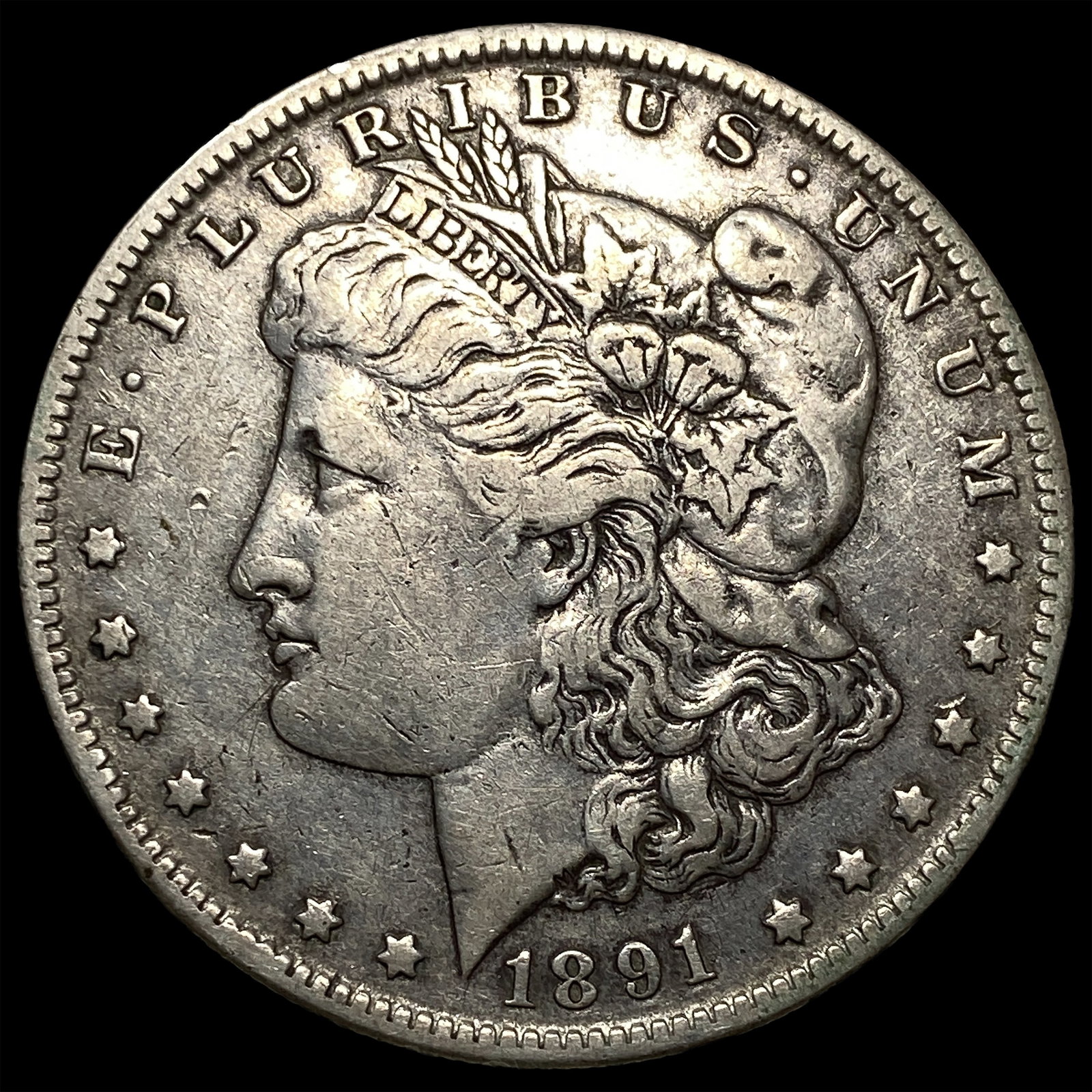 1891-O Silver Morgan Dollar NEARLY UNCIRCULATED: 1891-O Silver Morgan Dollar NEARLY UNCIRCULATED