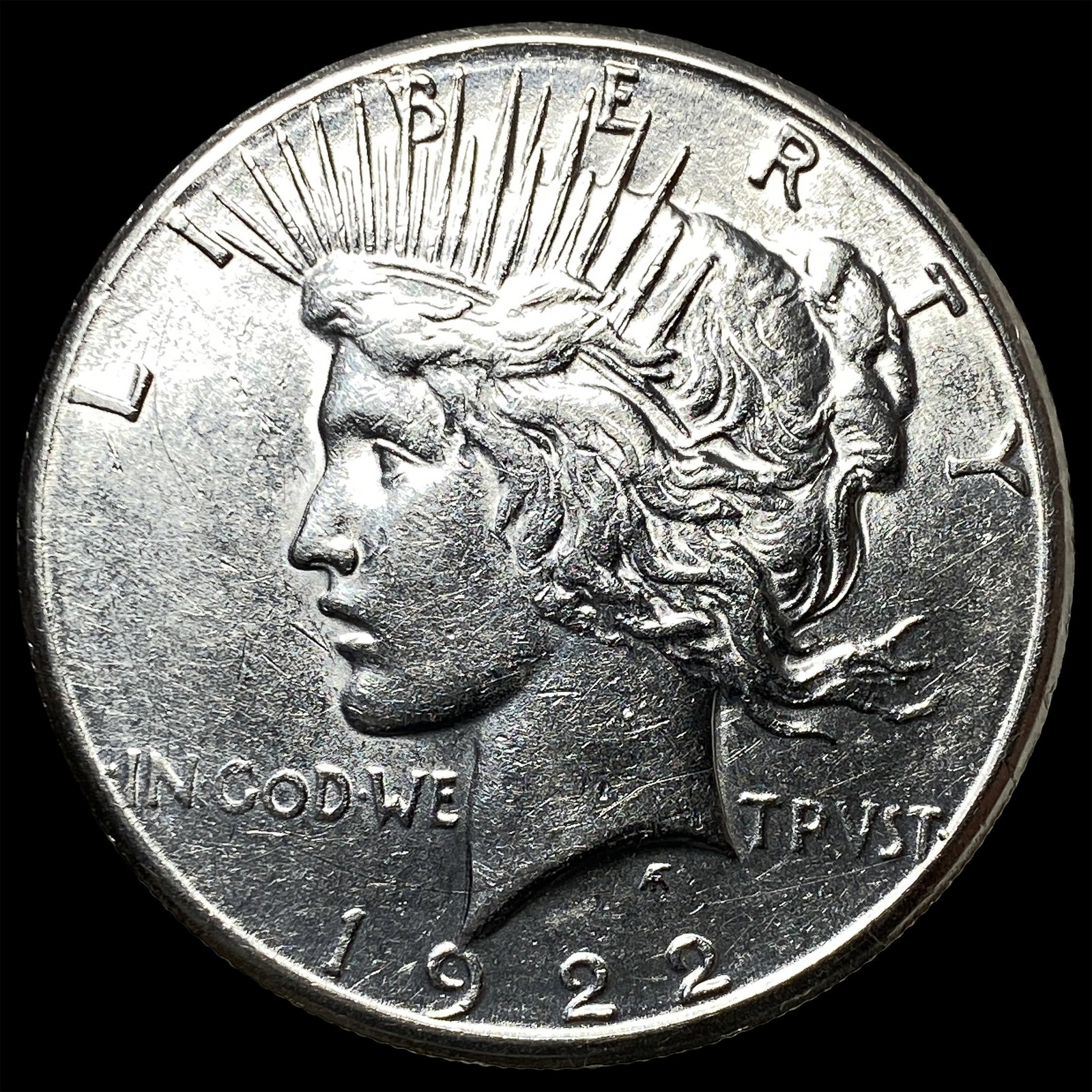 1922-S Silver Peace Dollar UNCIRCULATED: 1922-S Silver Peace Dollar UNCIRCULATED