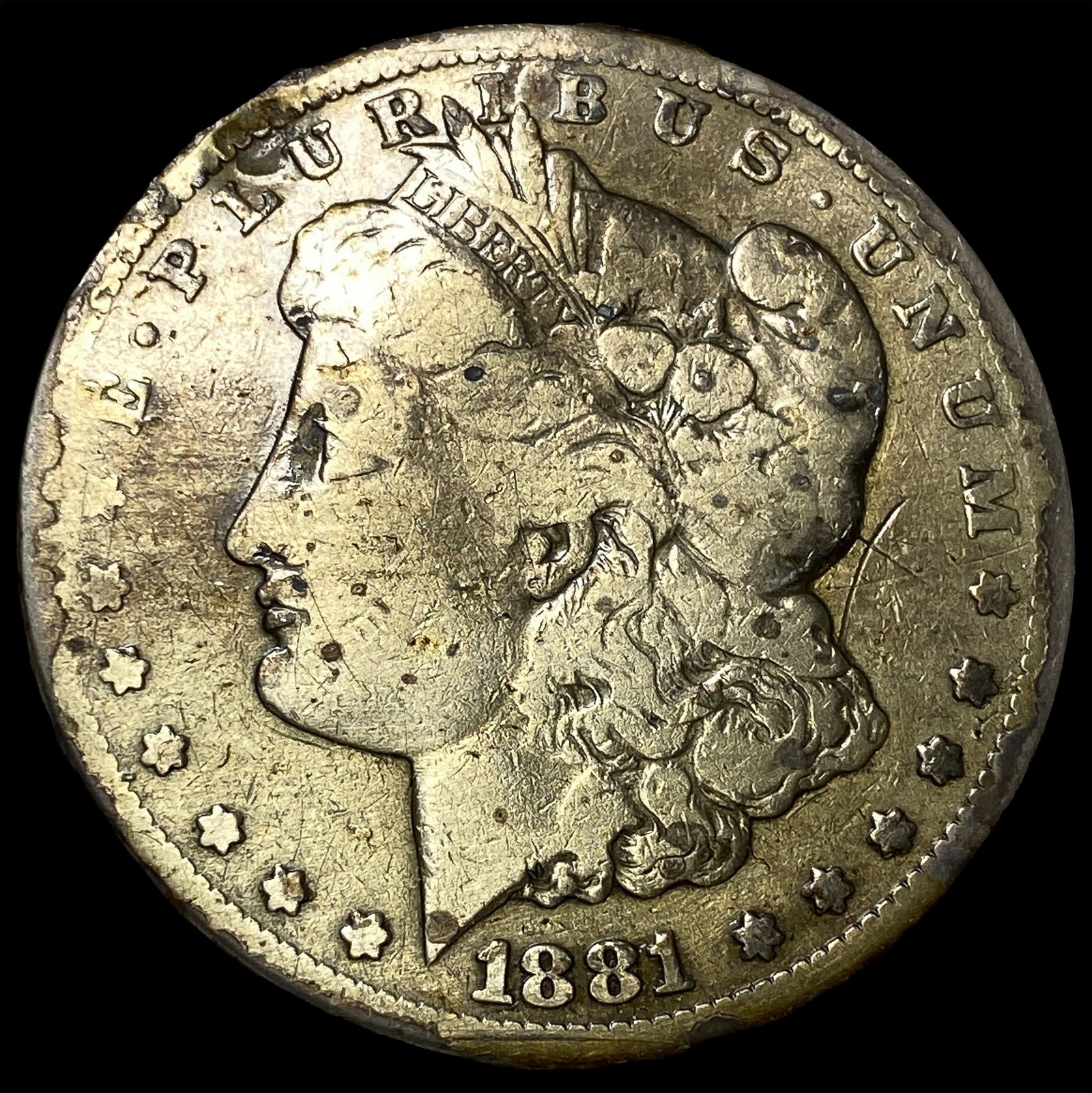 1881-CC Silver Morgan Dollar HIGH GRADE: 1881-CC Silver Morgan Dollar HIGH GRADE