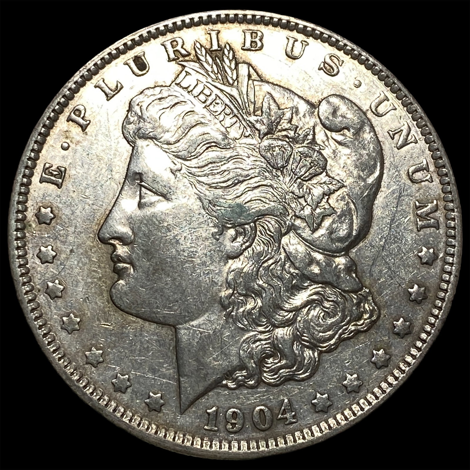 1904-O Silver Morgan Dollar CLOSELY UNCIRCULATED: 1904-O Silver Morgan Dollar CLOSELY UNCIRCULATED
