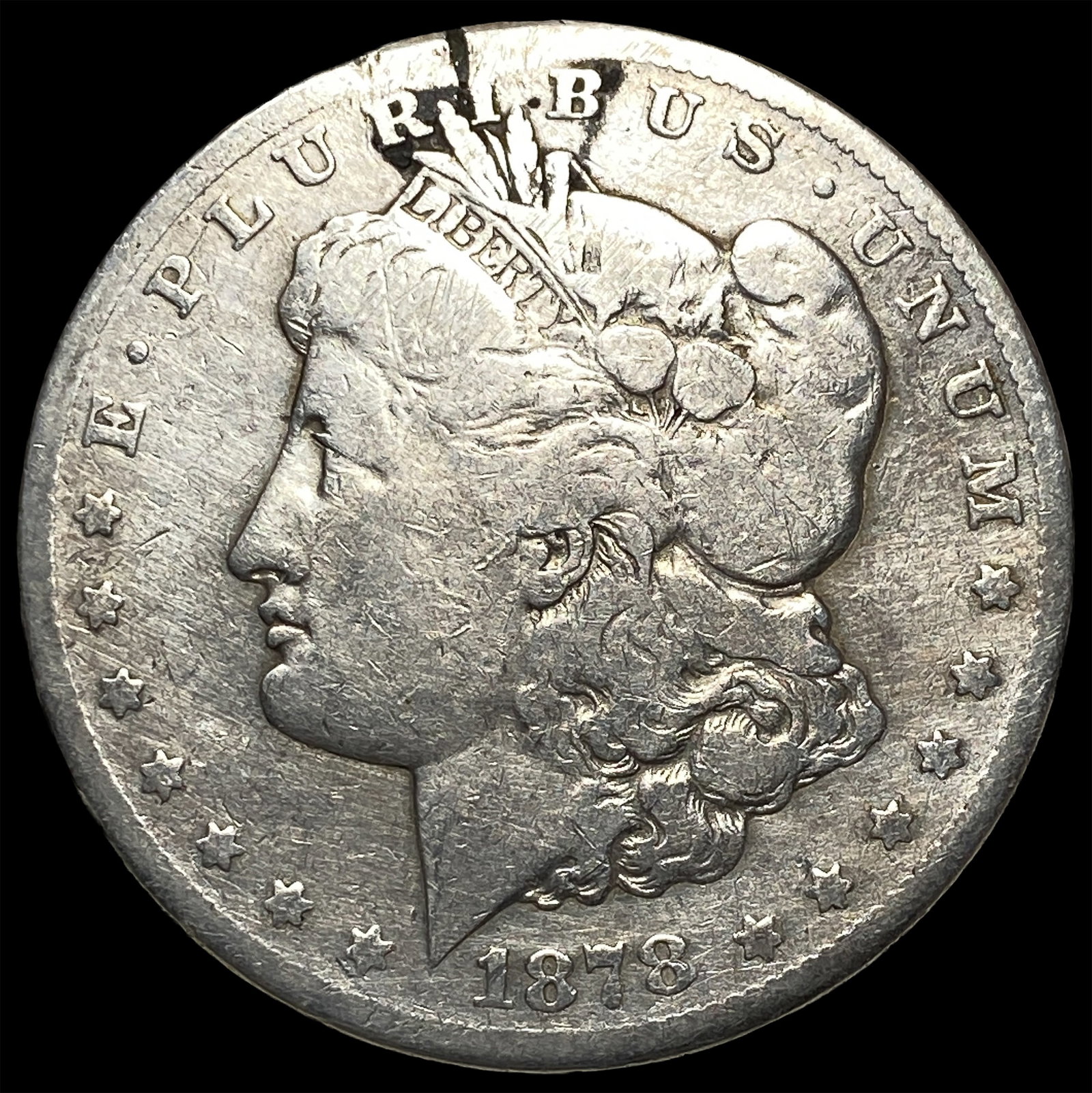 1878-CC Silver Morgan Dollar NICELY CIRCULATED: 1878-CC Silver Morgan Dollar NICELY CIRCULATED