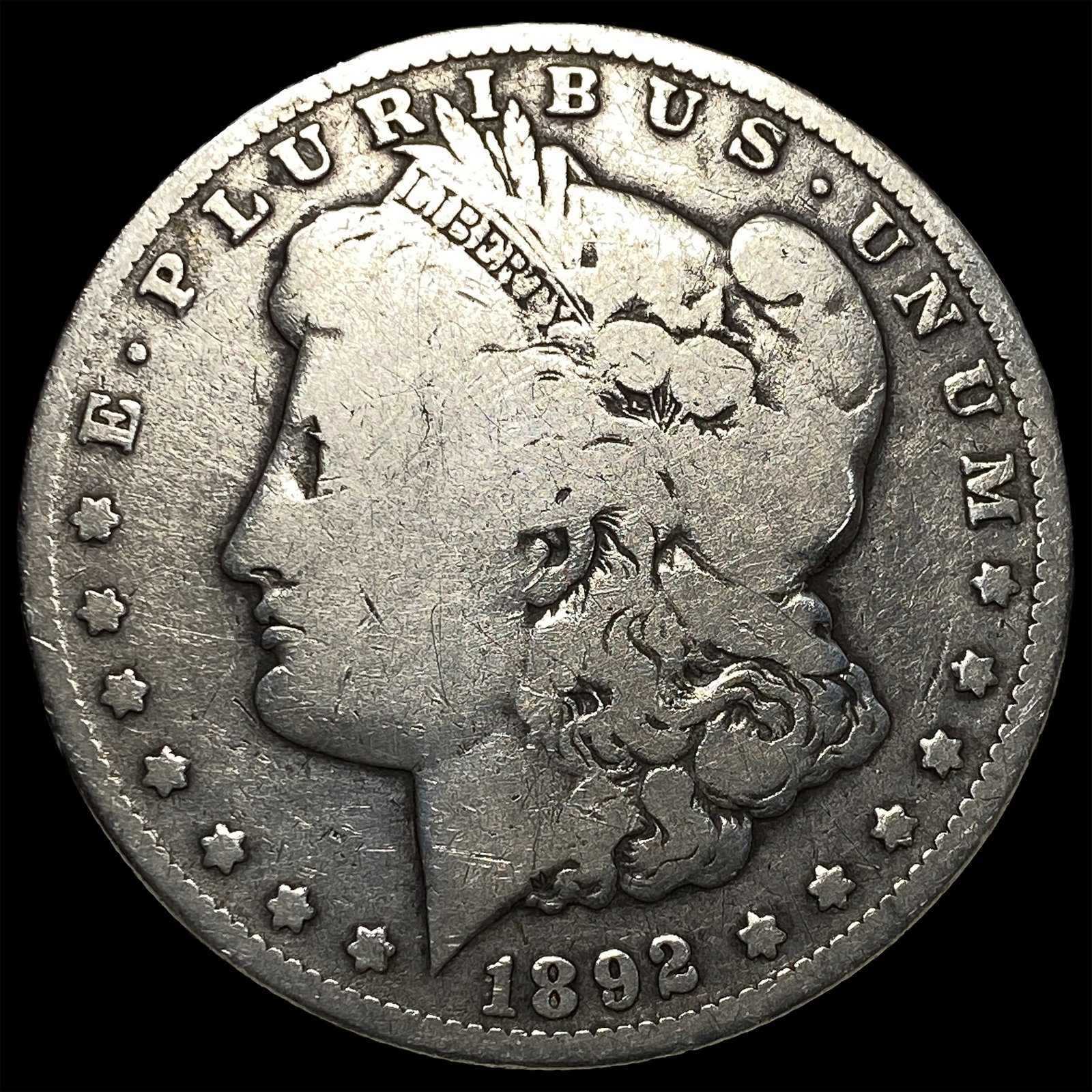 1892-O Silver Morgan Dollar LIGHTLY CIRCULATED: 1892-O Silver Morgan Dollar LIGHTLY CIRCULATED