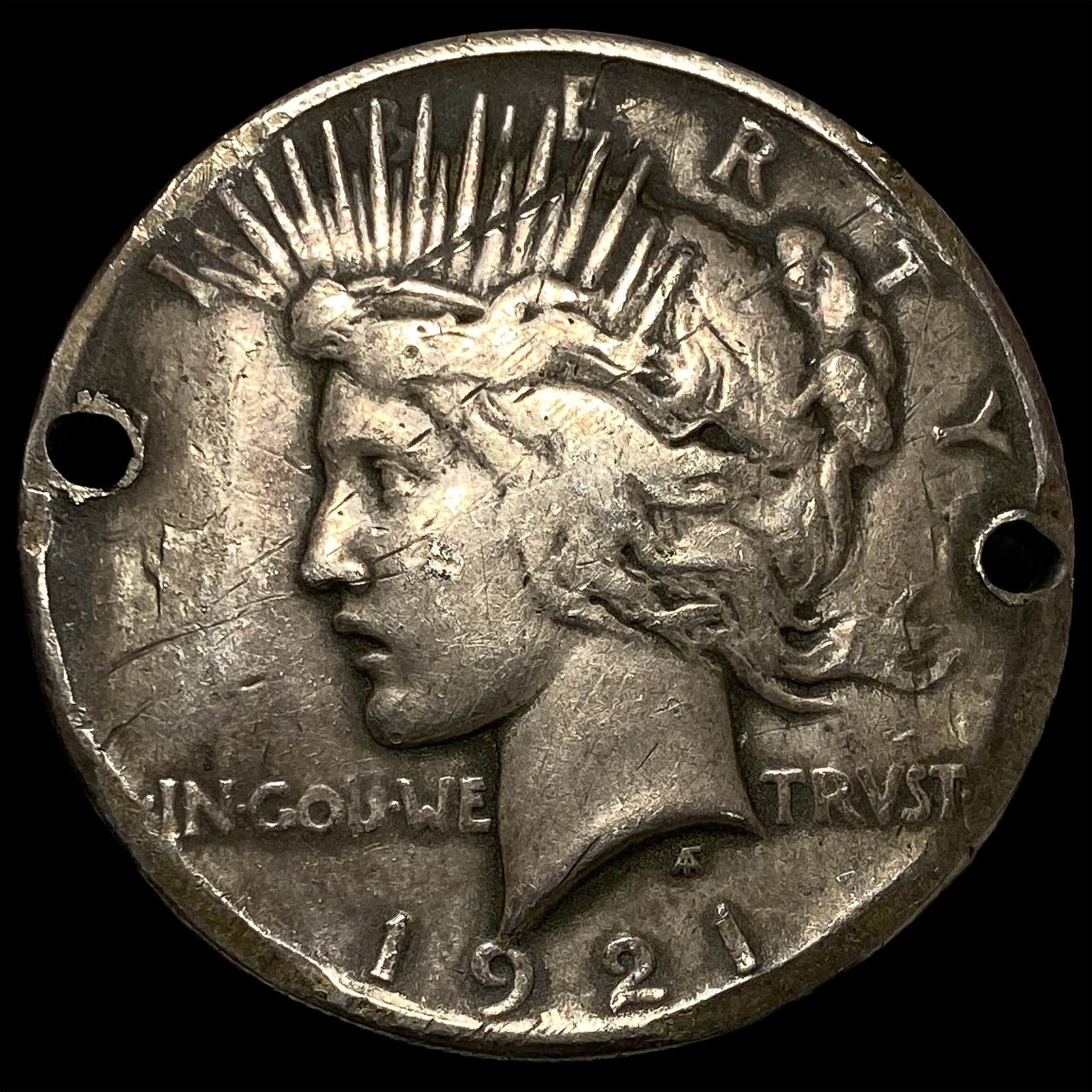 1921 Silver Peace Dollar CLOSELY UNCIRCULATED: 1921 Silver Peace Dollar CLOSELY UNCIRCULATED