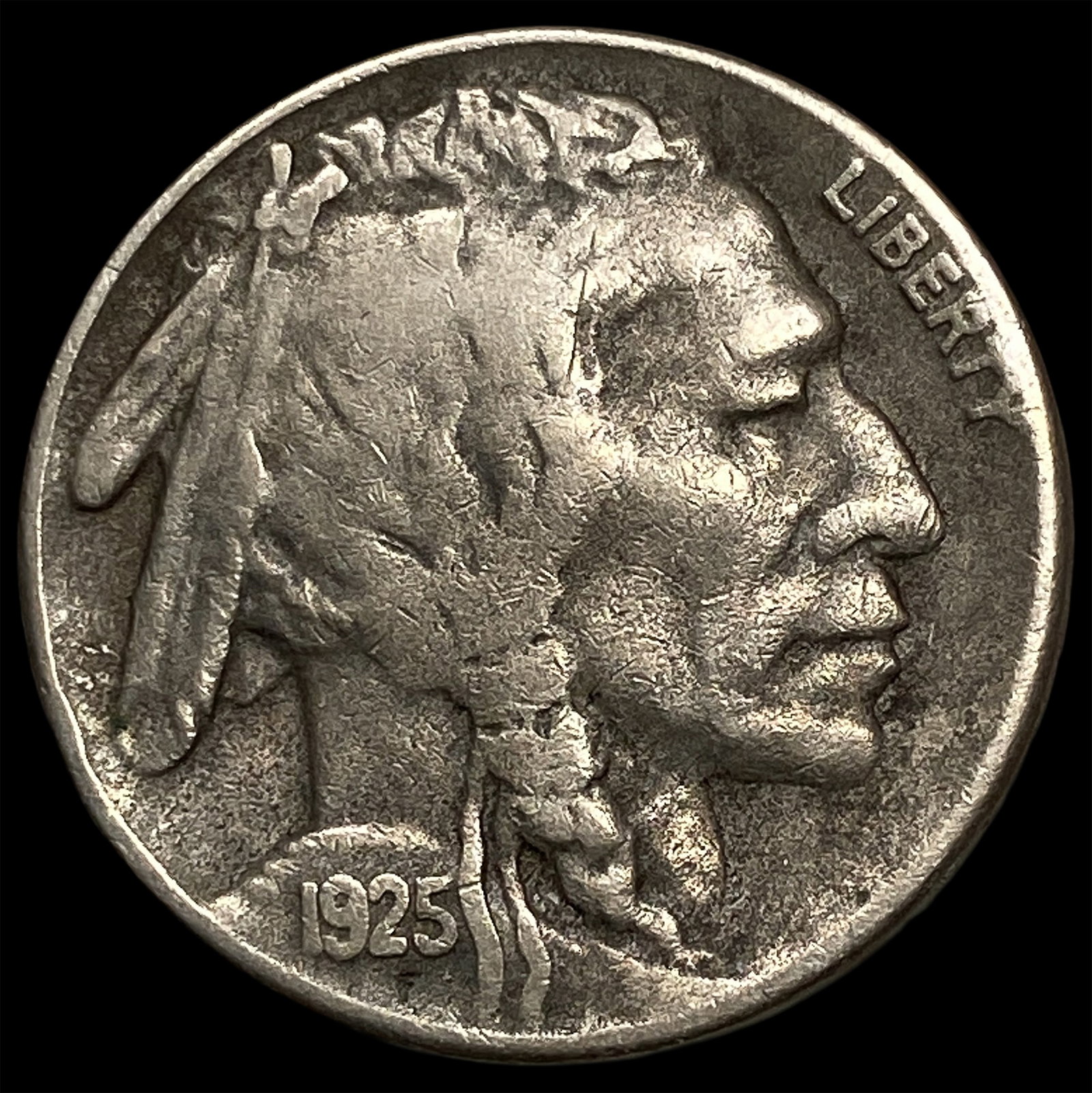 1925-S Buffalo Nickel NEARLY UNCIRCULATED: 1925-S Buffalo Nickel NEARLY UNCIRCULATED