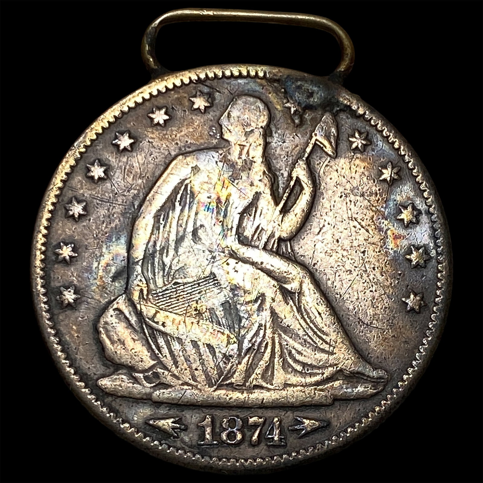1874 Seated Liberty Half Dollar HIGH GRADE: 1874 Seated Liberty Half Dollar HIGH GRADE