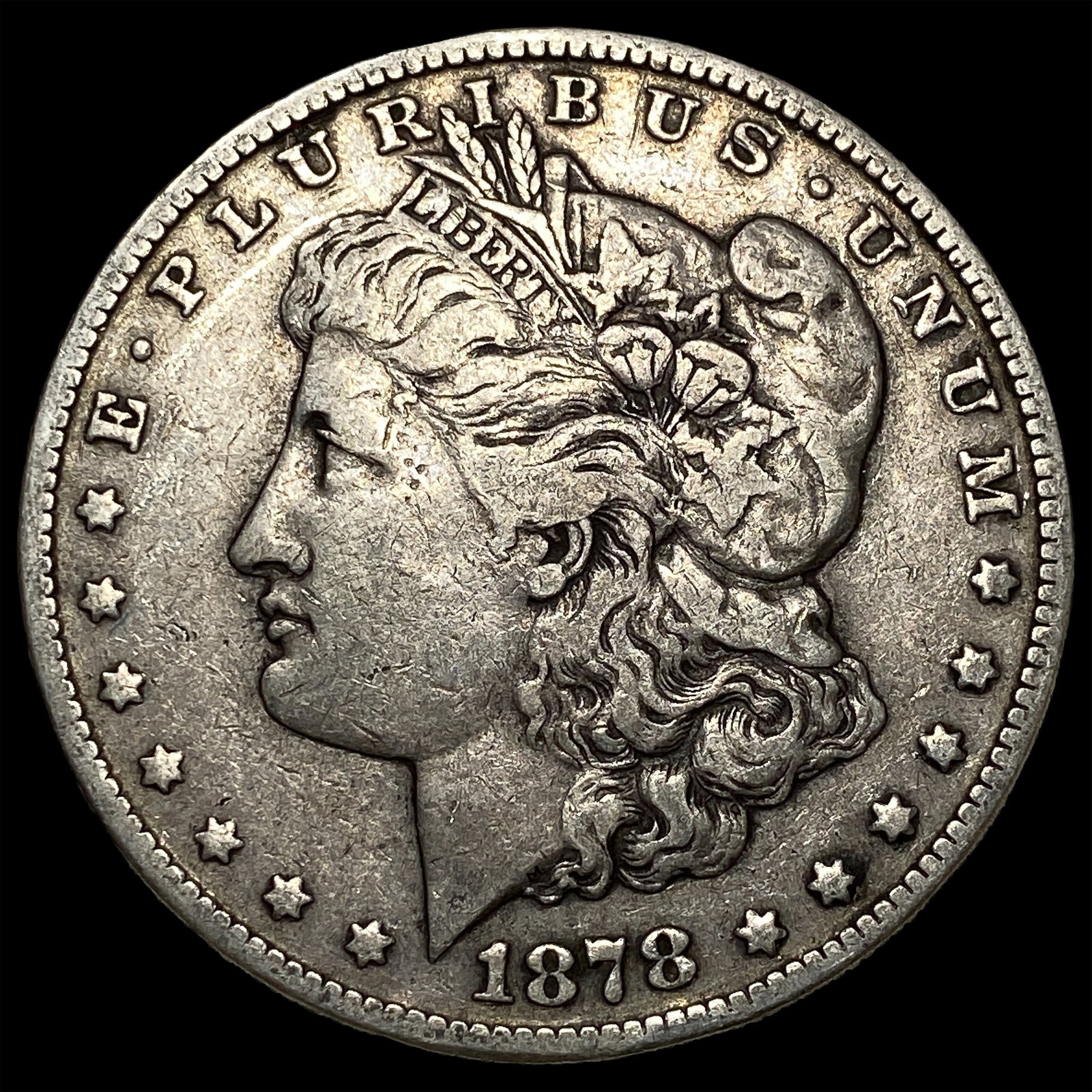 1878-S Silver Morgan Dollar NEARLY UNCIRCULATED: 1878-S Silver Morgan Dollar NEARLY UNCIRCULATED