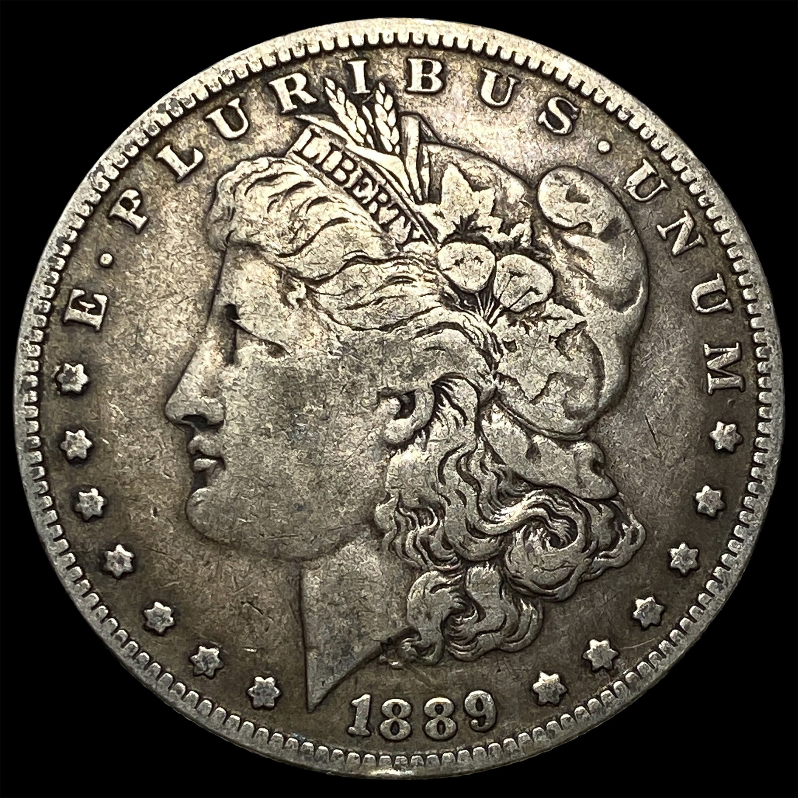 1889 Morgan Silver Dollar NEARLY UNCIRCULATED: 1889 Morgan Silver Dollar NEARLY UNCIRCULATED