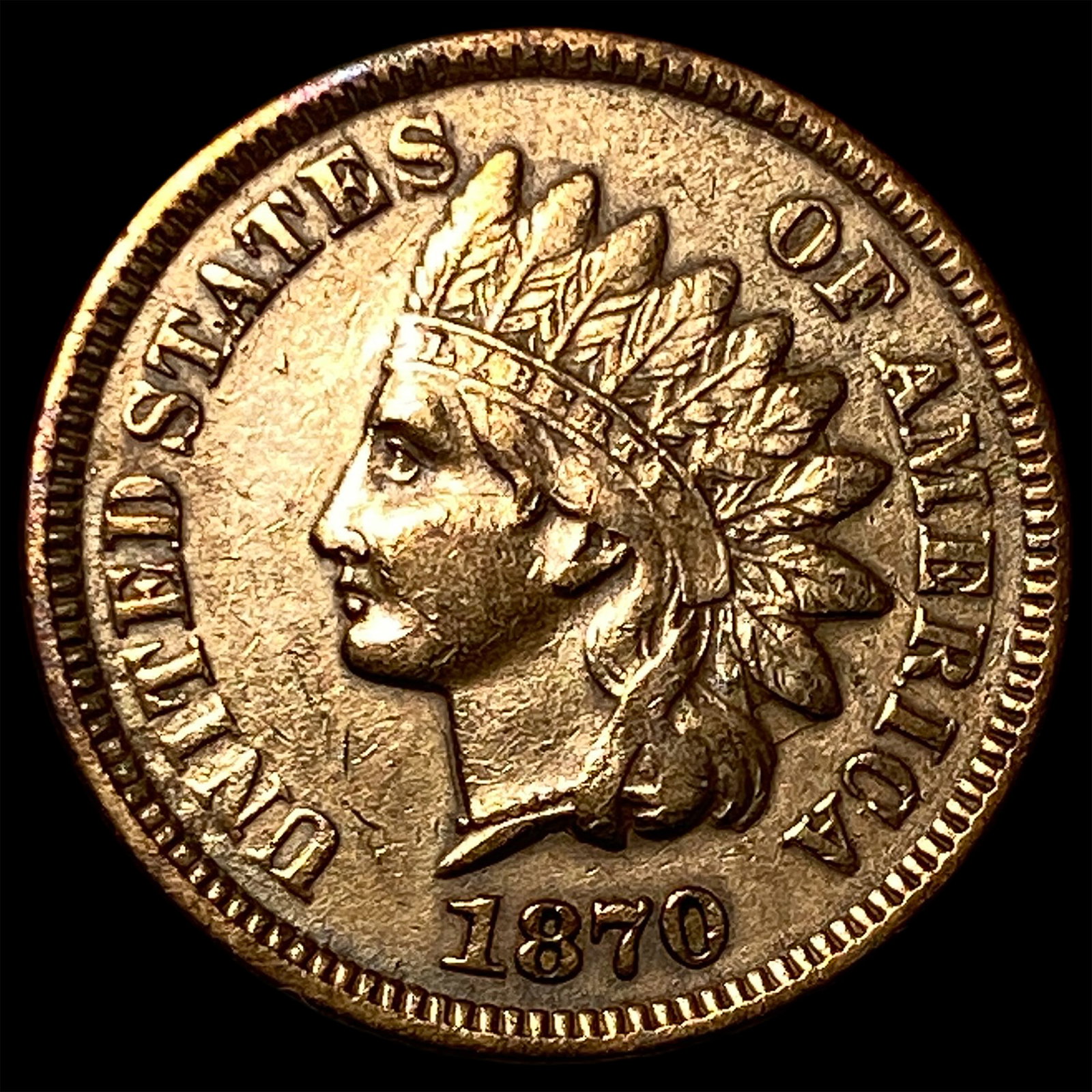 1870 Indian Head Cent UNCIRCULATED (1 of 2)