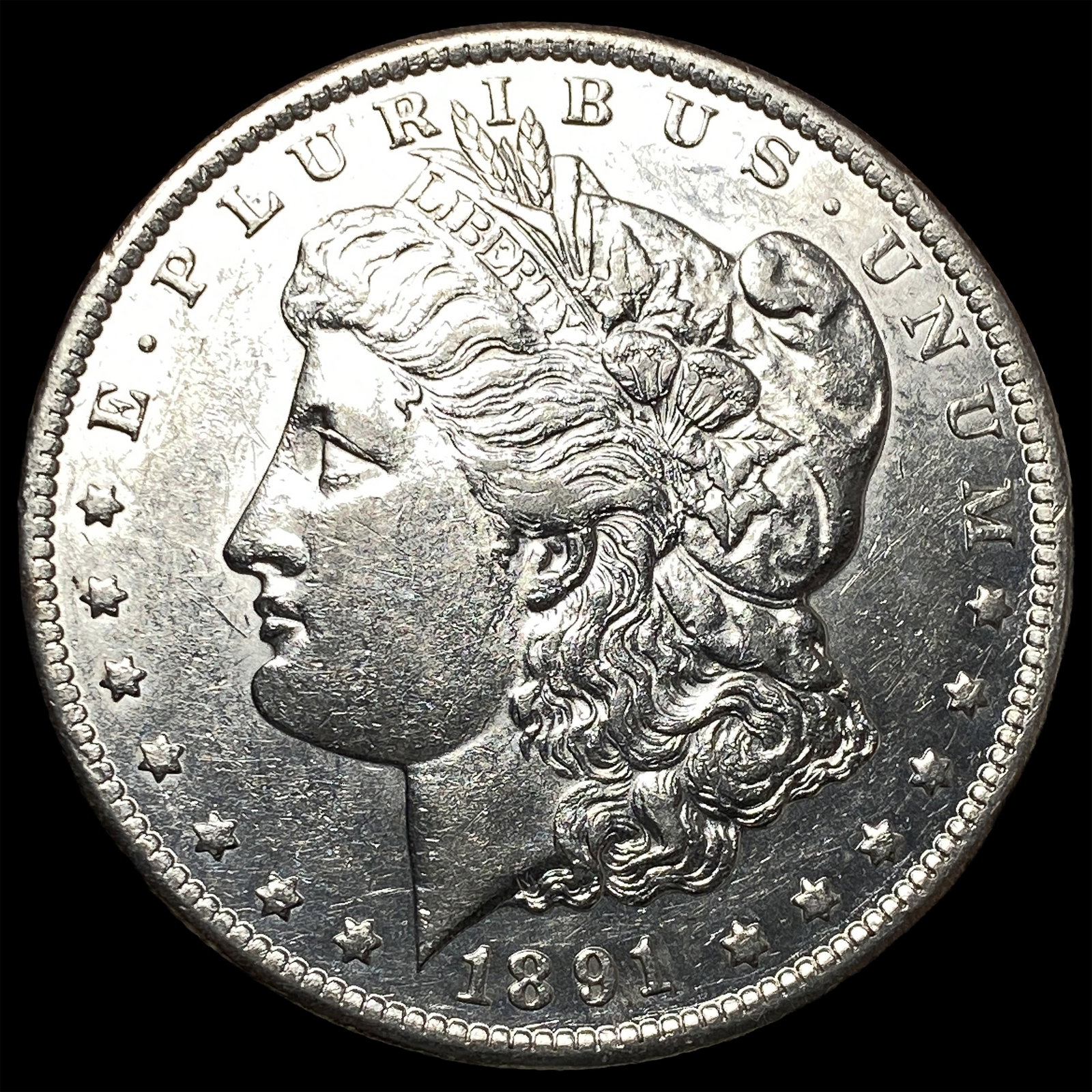 1891-CC Silver Morgan Dollar UNCIRCULATED: 1891-CC Silver Morgan Dollar UNCIRCULATED