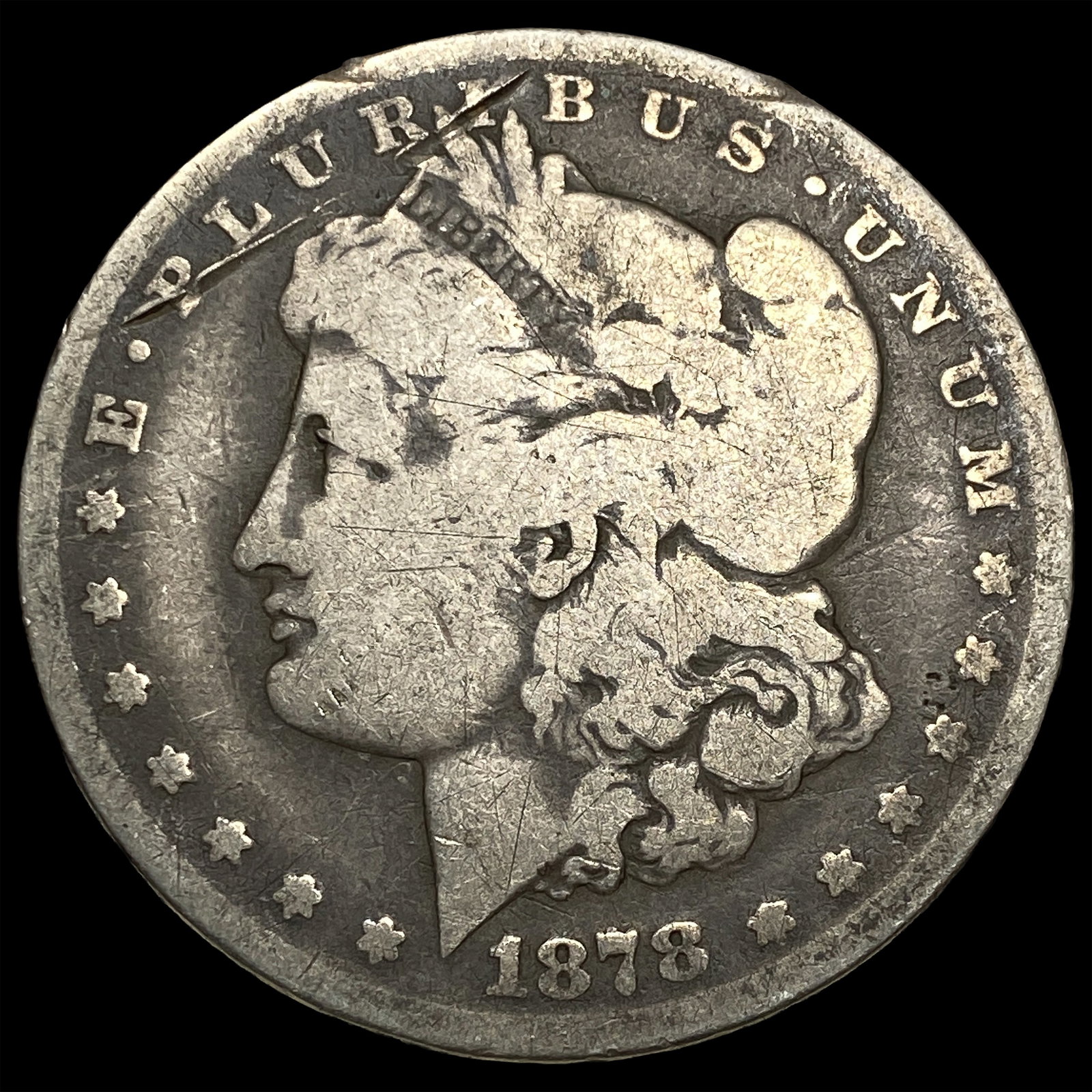1878-CC Silver Morgan Dollar NICELY CIRCULATED: 1878-CC Silver Morgan Dollar NICELY CIRCULATED