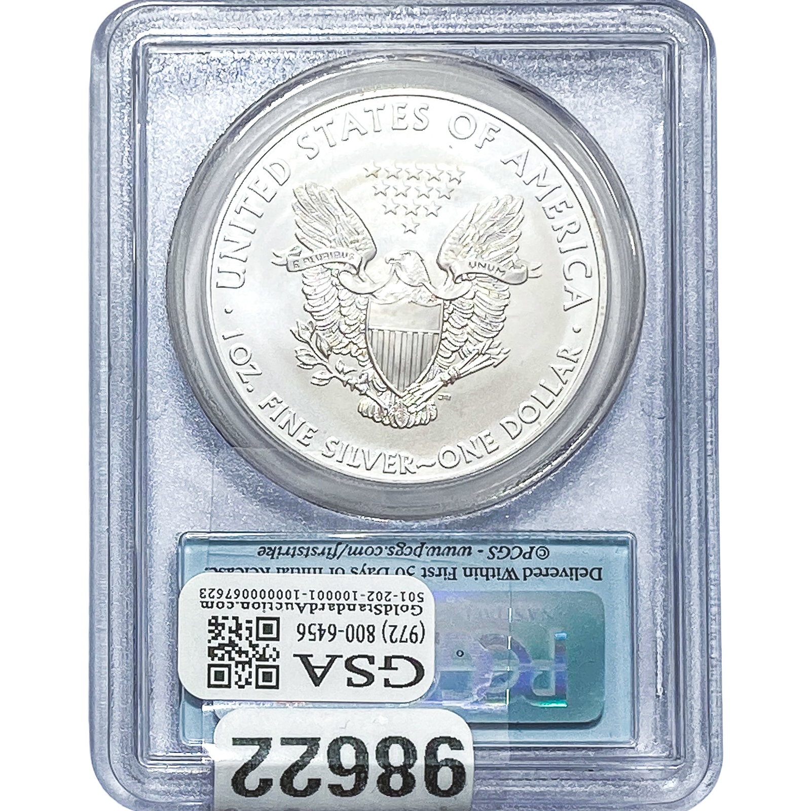 2011 Silver Eagle PCGS MS70 - 2
