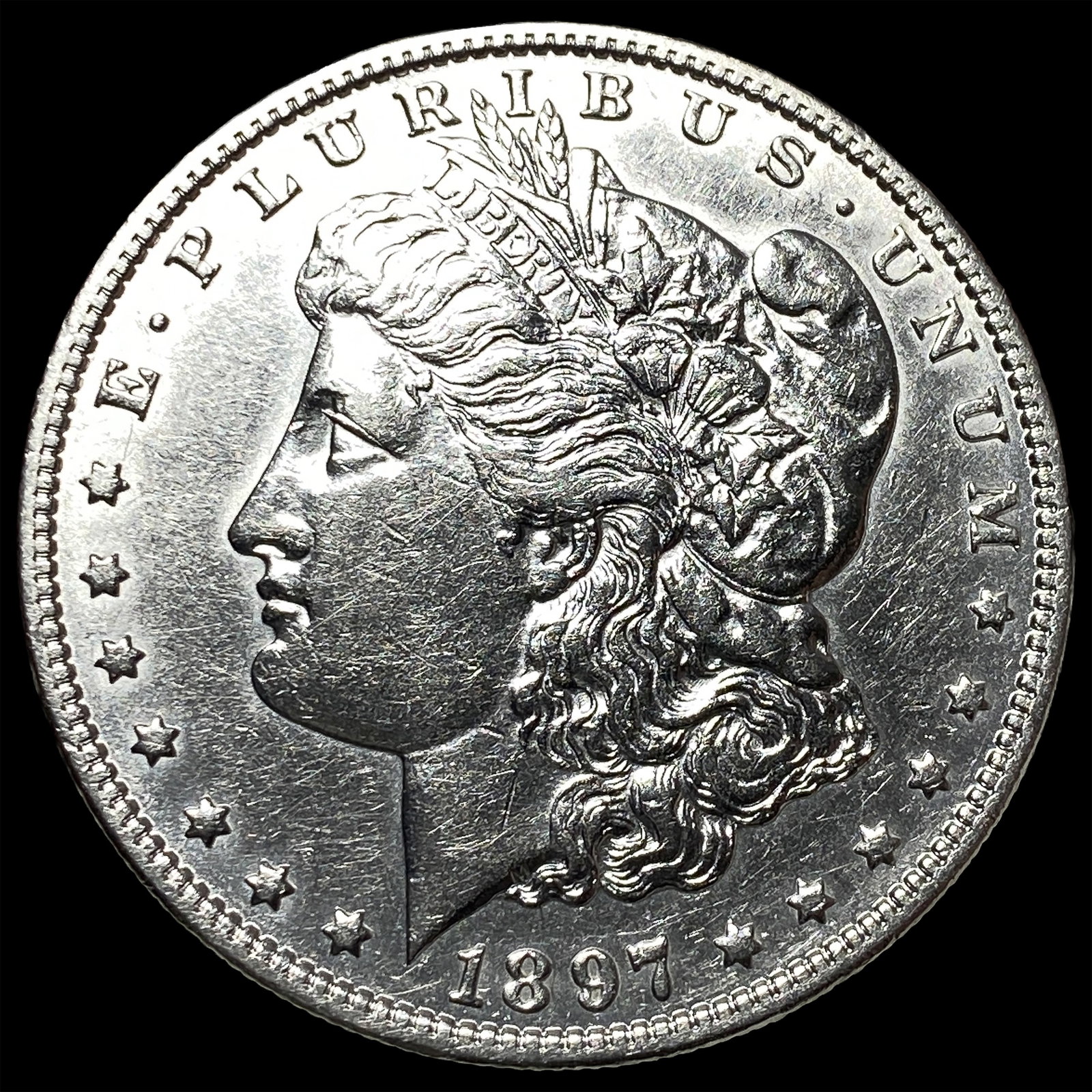 1897-O Silver Morgan Dollar CLOSELY UNCIRCULATED: 1897-O Silver Morgan Dollar CLOSELY UNCIRCULATED