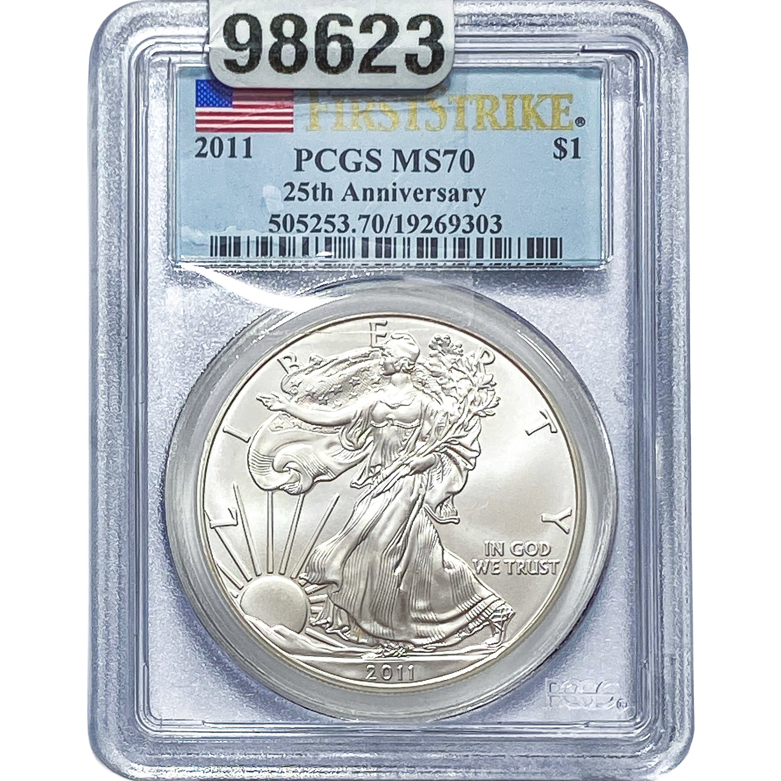 2011 Silver Eagle PCGS MS70 (1 of 2)