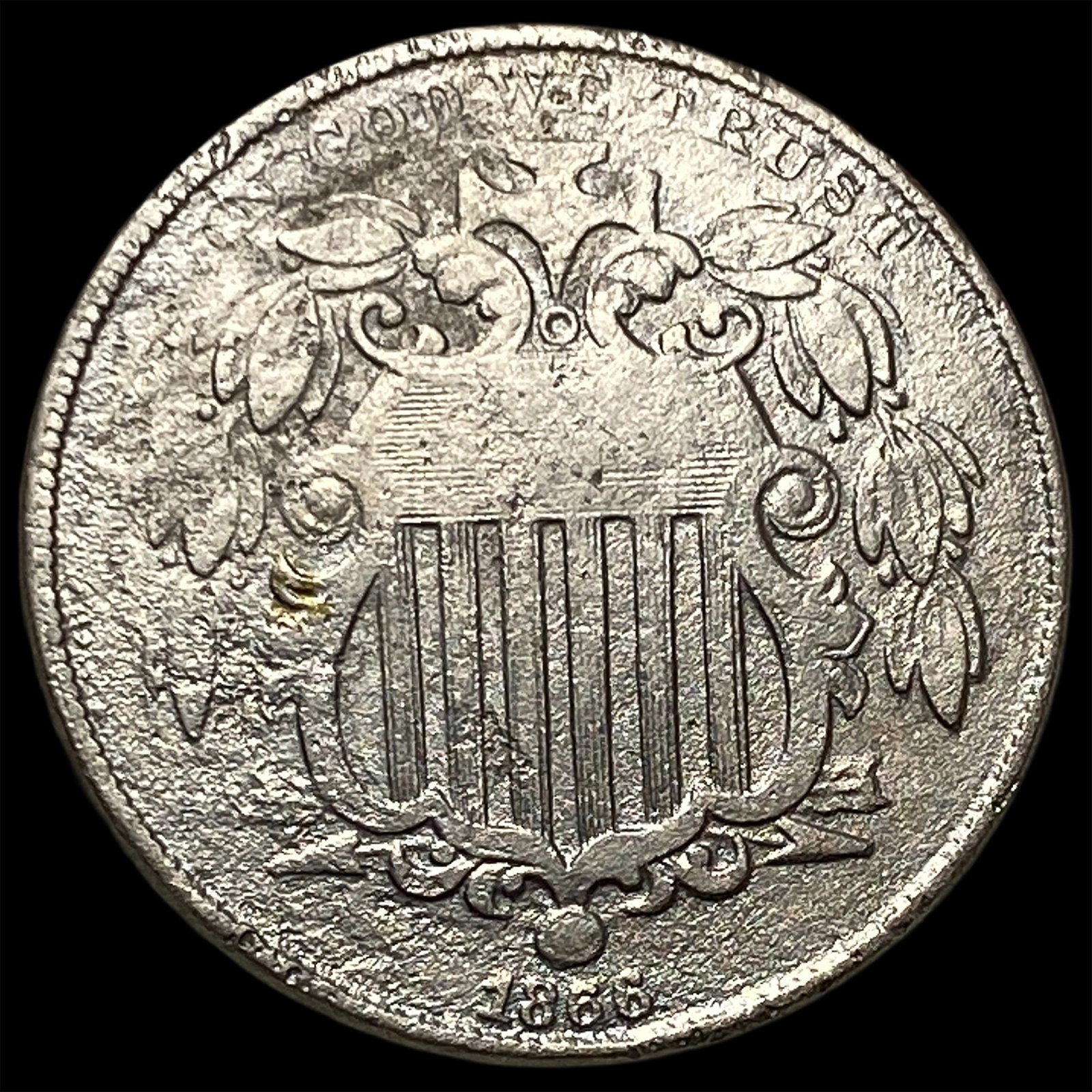 1866 Shield Nickel HIGH GRADE: 1866 Shield Nickel HIGH GRADE