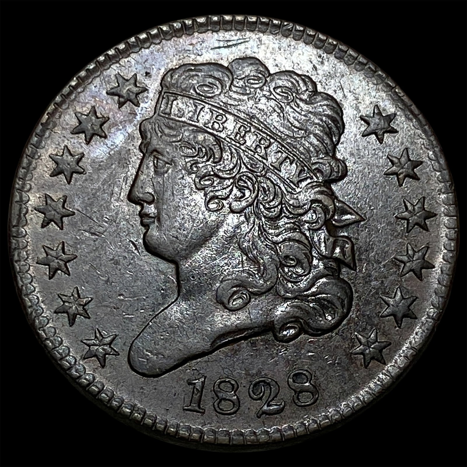 1828 Classic Head Half Cent UNCIRCULATED: 1828 Classic Head Half Cent UNCIRCULATED