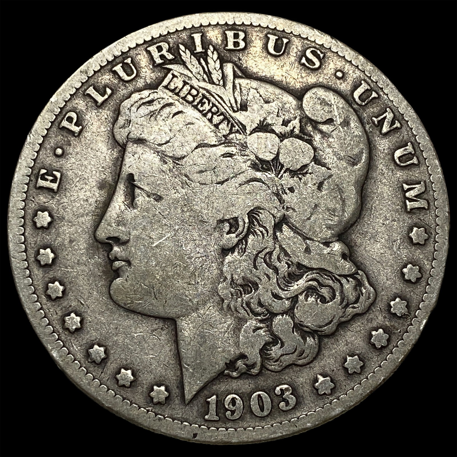 1903-S Silver Morgan Dollar ABOUT UNCIRCULATED (1 of 2)