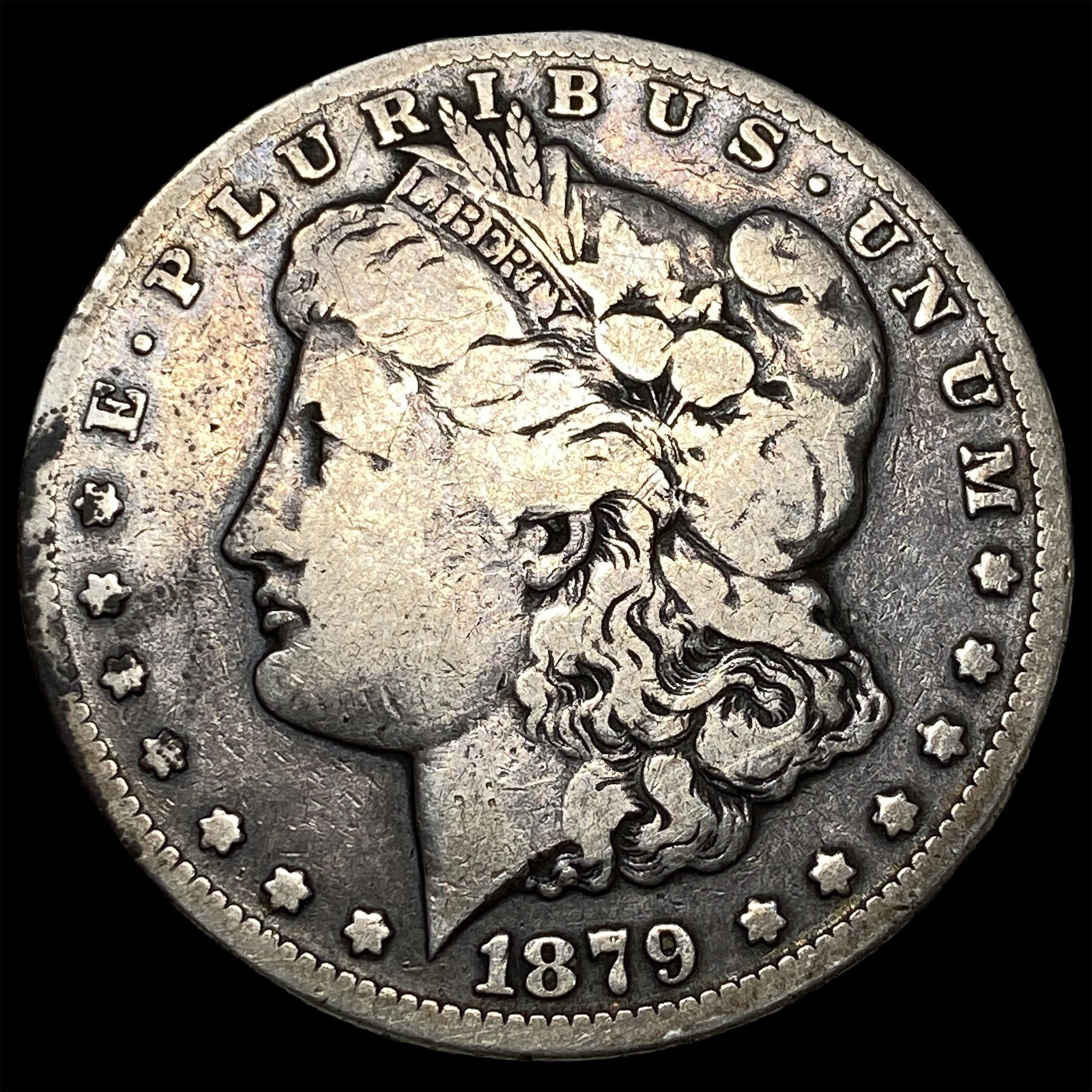 1879-CC Silver Morgan Dollar ABOUT UNCIRCULATED: 1879-CC Silver Morgan Dollar ABOUT UNCIRCULATED
