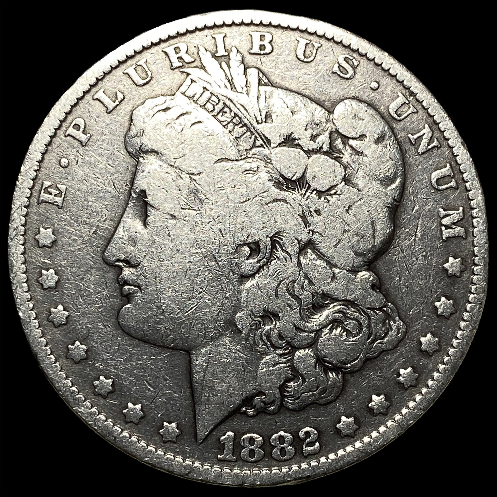 1882-O Silver Morgan Dollar ABOUT UNCIRCULATED: 1882-O Silver Morgan Dollar ABOUT UNCIRCULATED