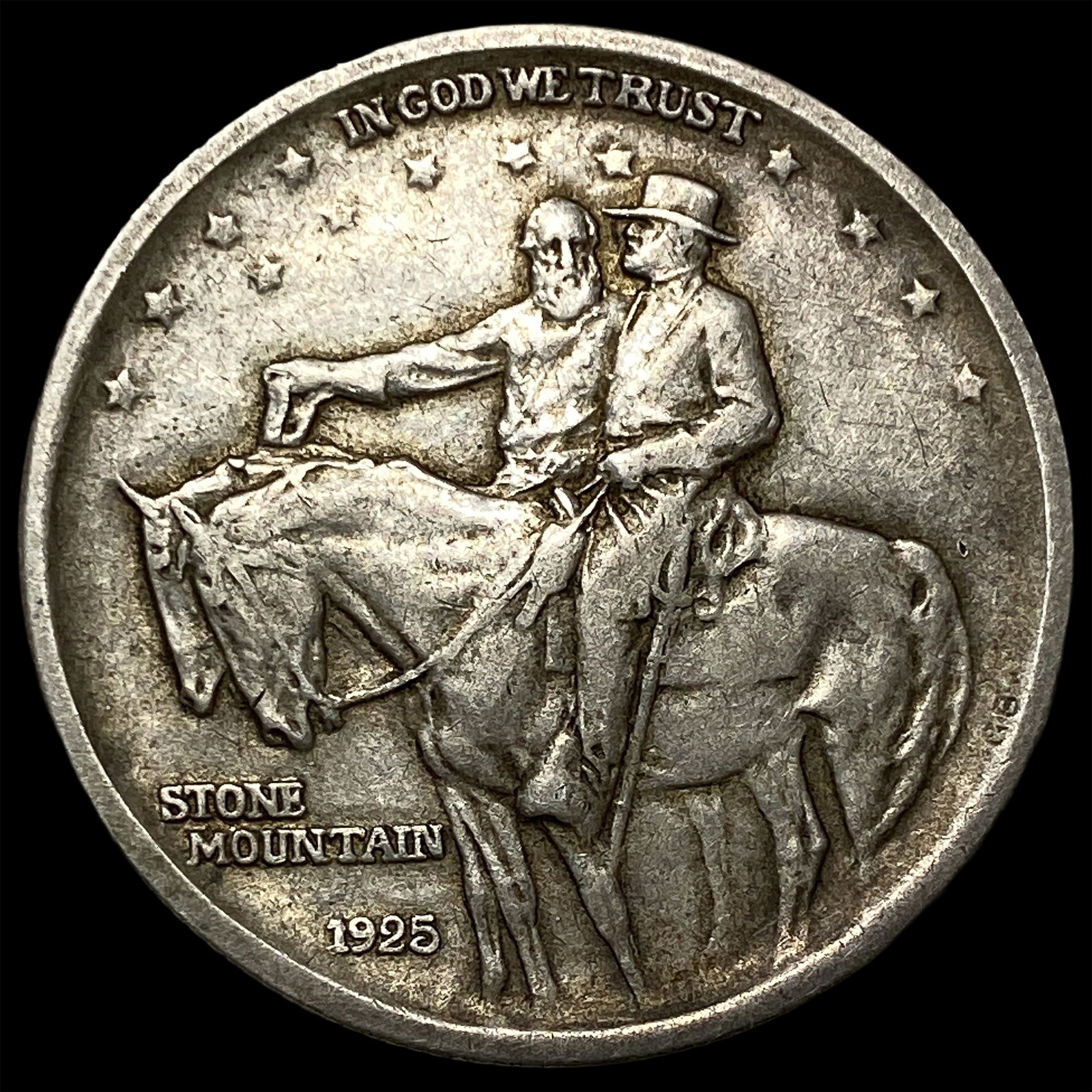 1925 Stone Mountain Silver Half Dollar NEARLY UNCIRCULATED: 1925 Stone Mountain Silver Half Dollar NEARLY UNCIRCULATED