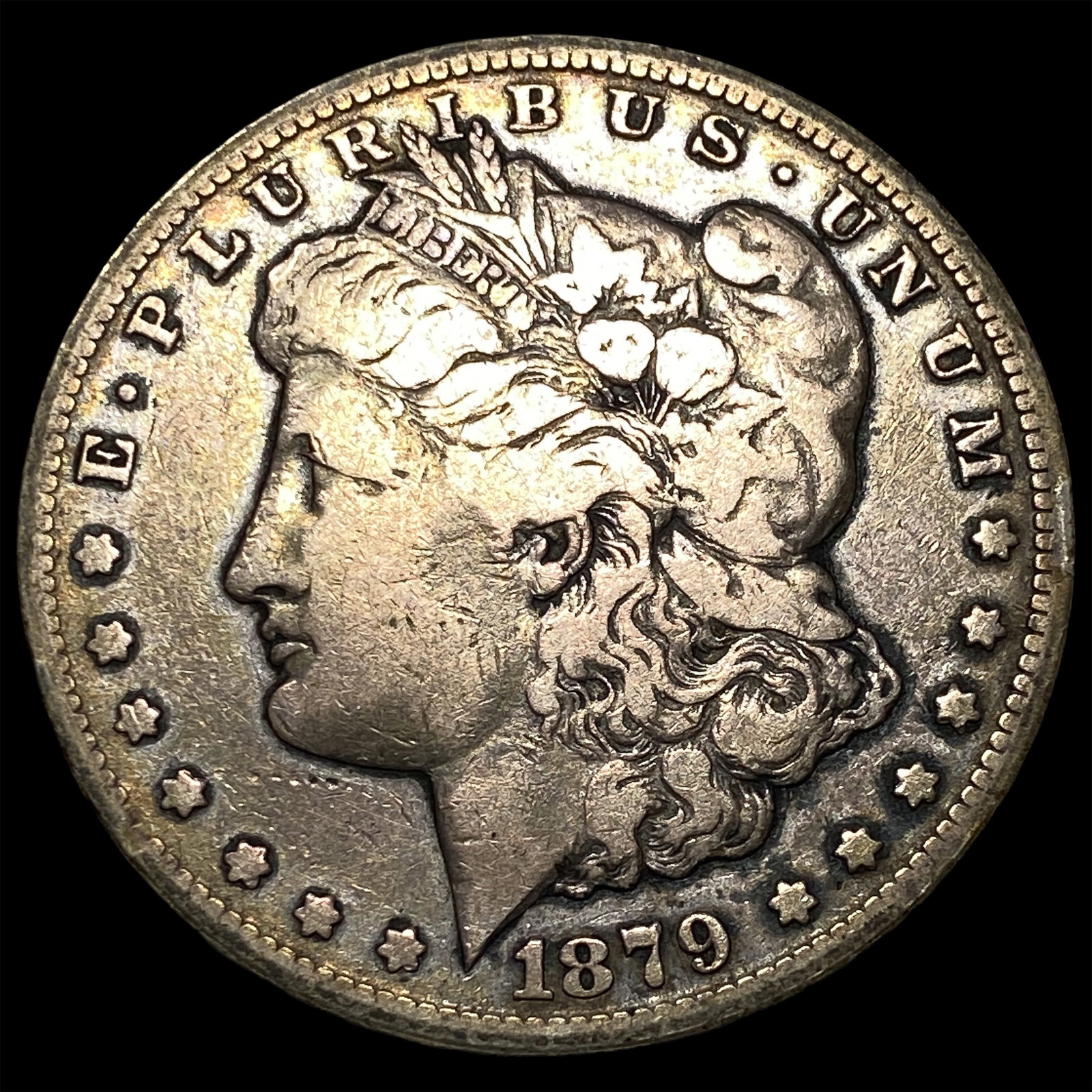 1879-CC Silver Morgan Dollar LIGHTLY CIRCULATED: 1879-CC Silver Morgan Dollar LIGHTLY CIRCULATED