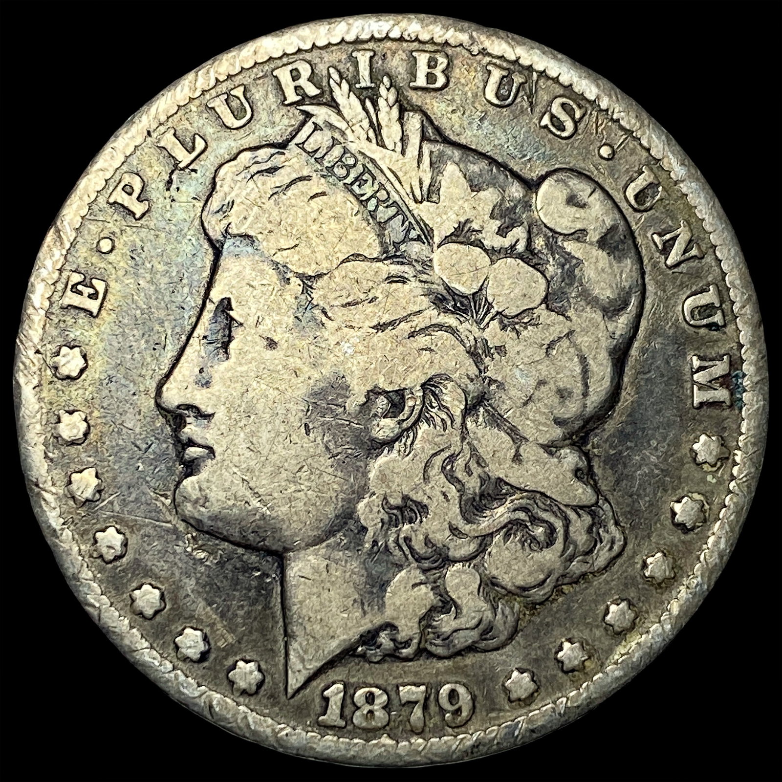 1879-S Silver Morgan Dollar ABOUT UNCIRCULATED (1 of 2)