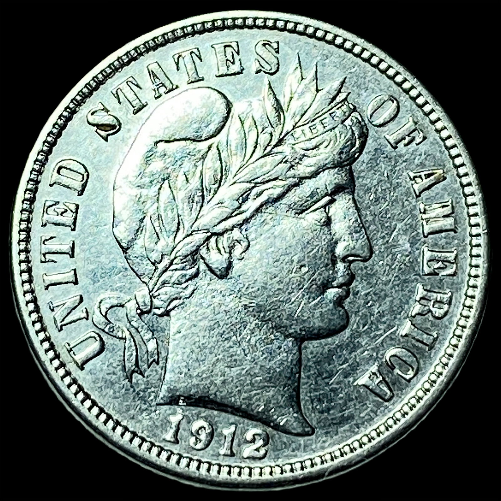 1912-D Silver Barber Dime UNCIRCULATED: 1912-D Silver Barber Dime UNCIRCULATED
