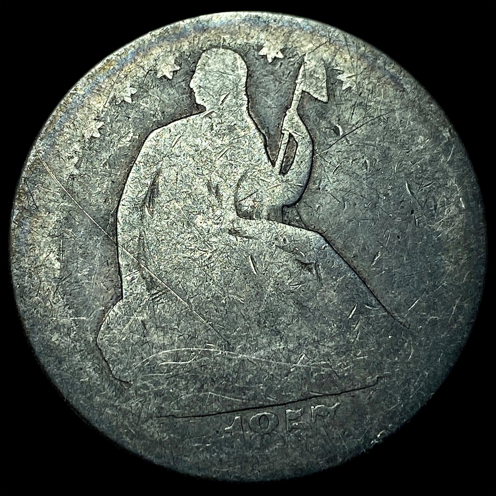 1857-O Seated Liberty Half Dollar NICELY CIRCULATED: 1857-O Seated Liberty Half Dollar NICELY CIRCULATED