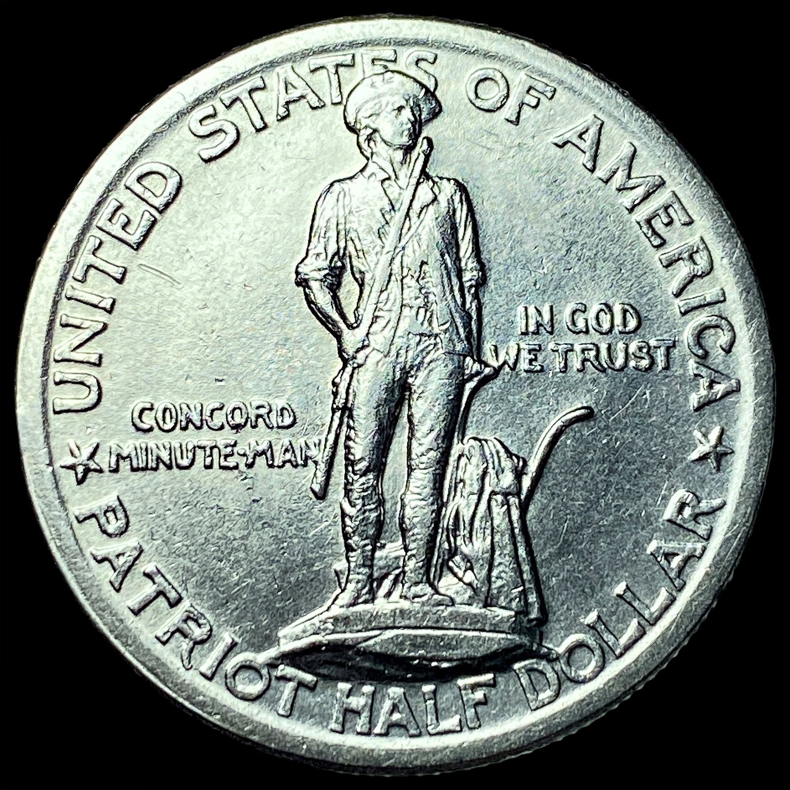 1925 Silver Lexington-Concord Half Dollar UNCIRCULATED: 1925 Silver Lexington-Concord Half Dollar UNCIRCULATED