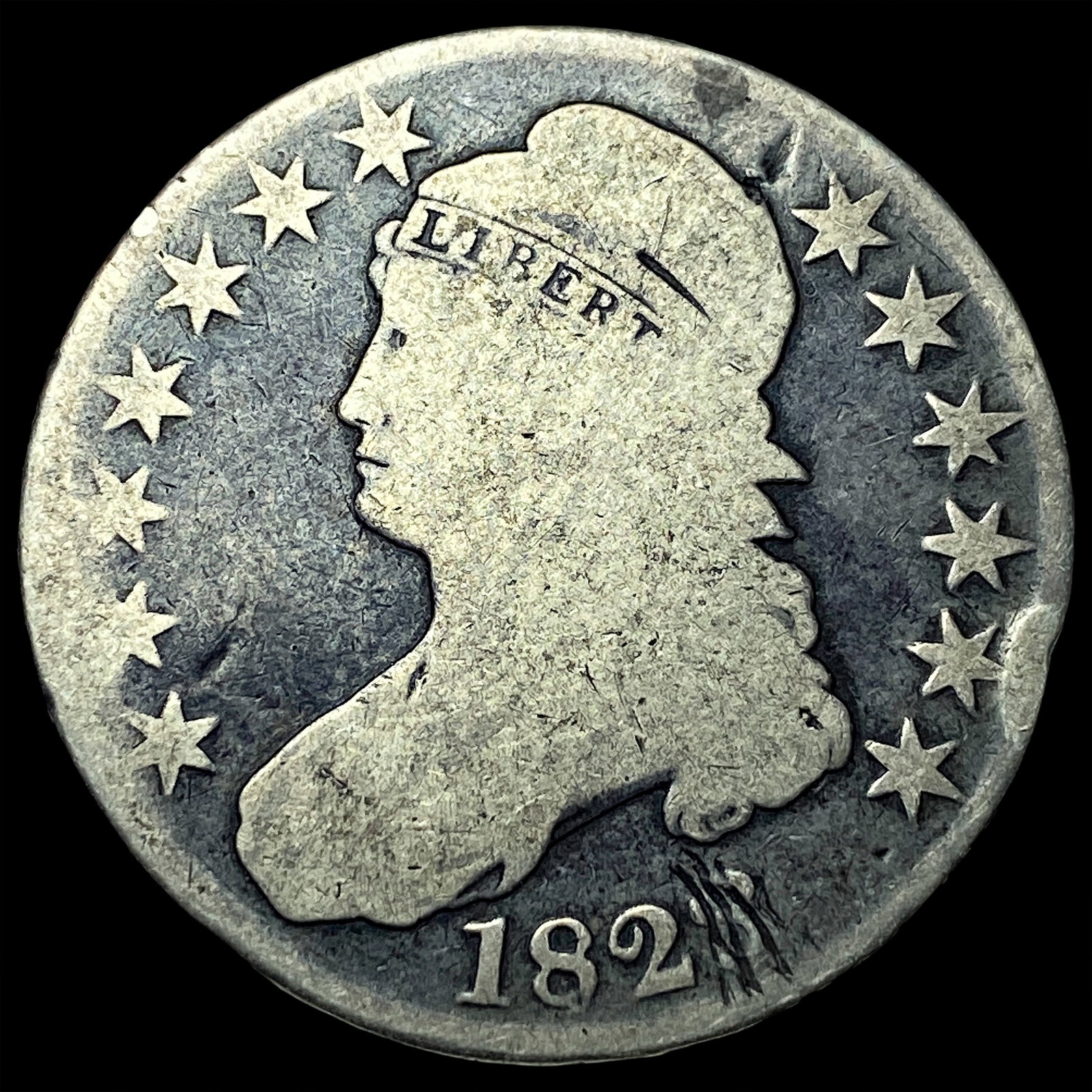 1828 Capped Bust Half Dollar NICELY CIRCULATED: 1828 Capped Bust Half Dollar NICELY CIRCULATED