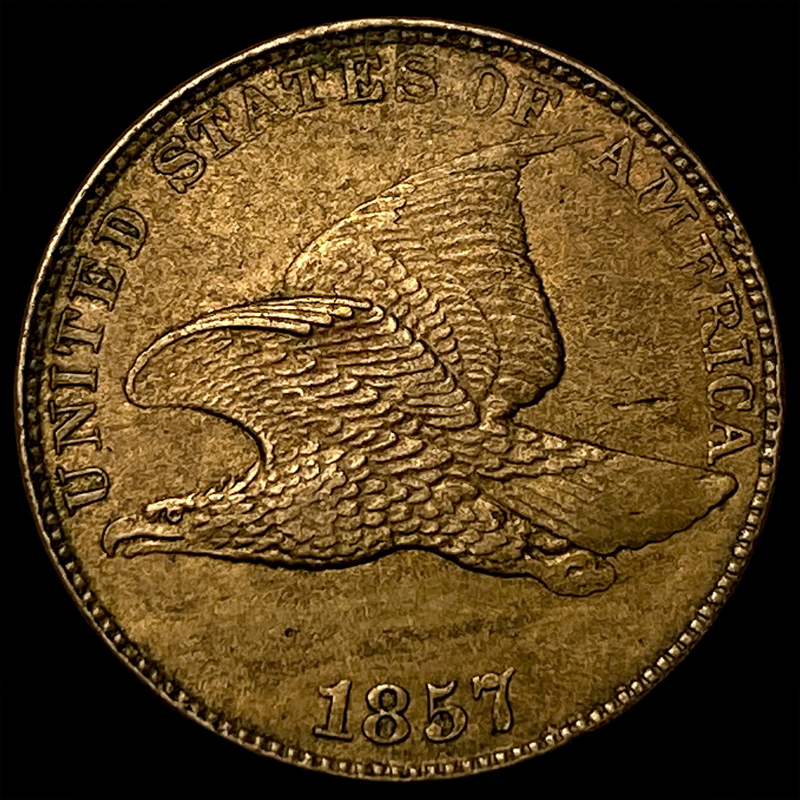 1857 Flying Eagle Cent UNCIRCULATED (1 of 2)