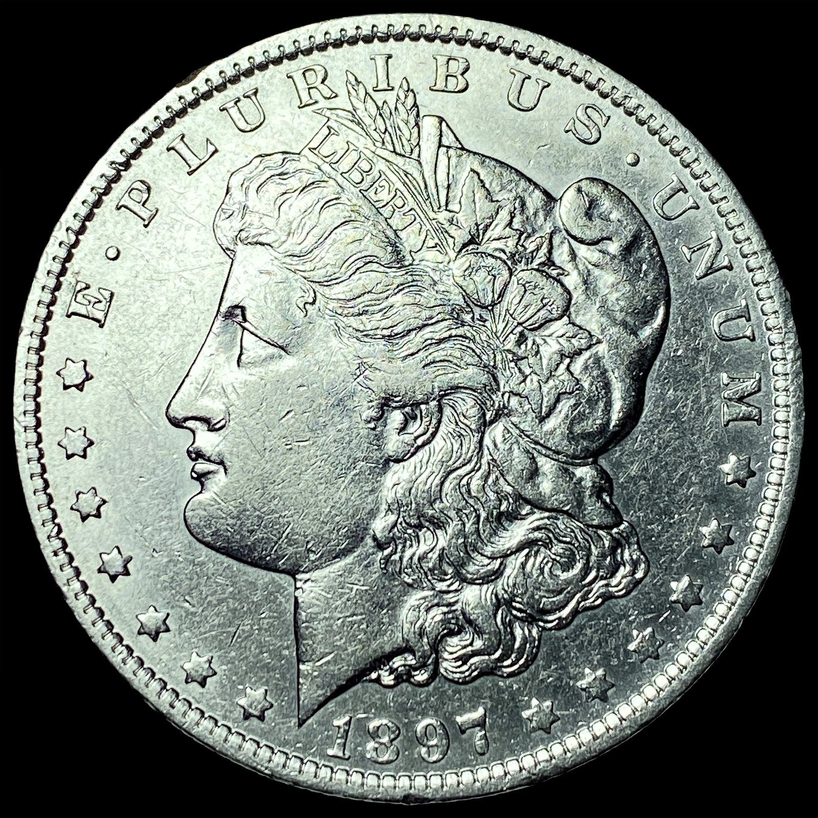 1897-O Silver Morgan Dollar CLOSELY UNCIRCULATED: 1897-O Silver Morgan Dollar CLOSELY UNCIRCULATED