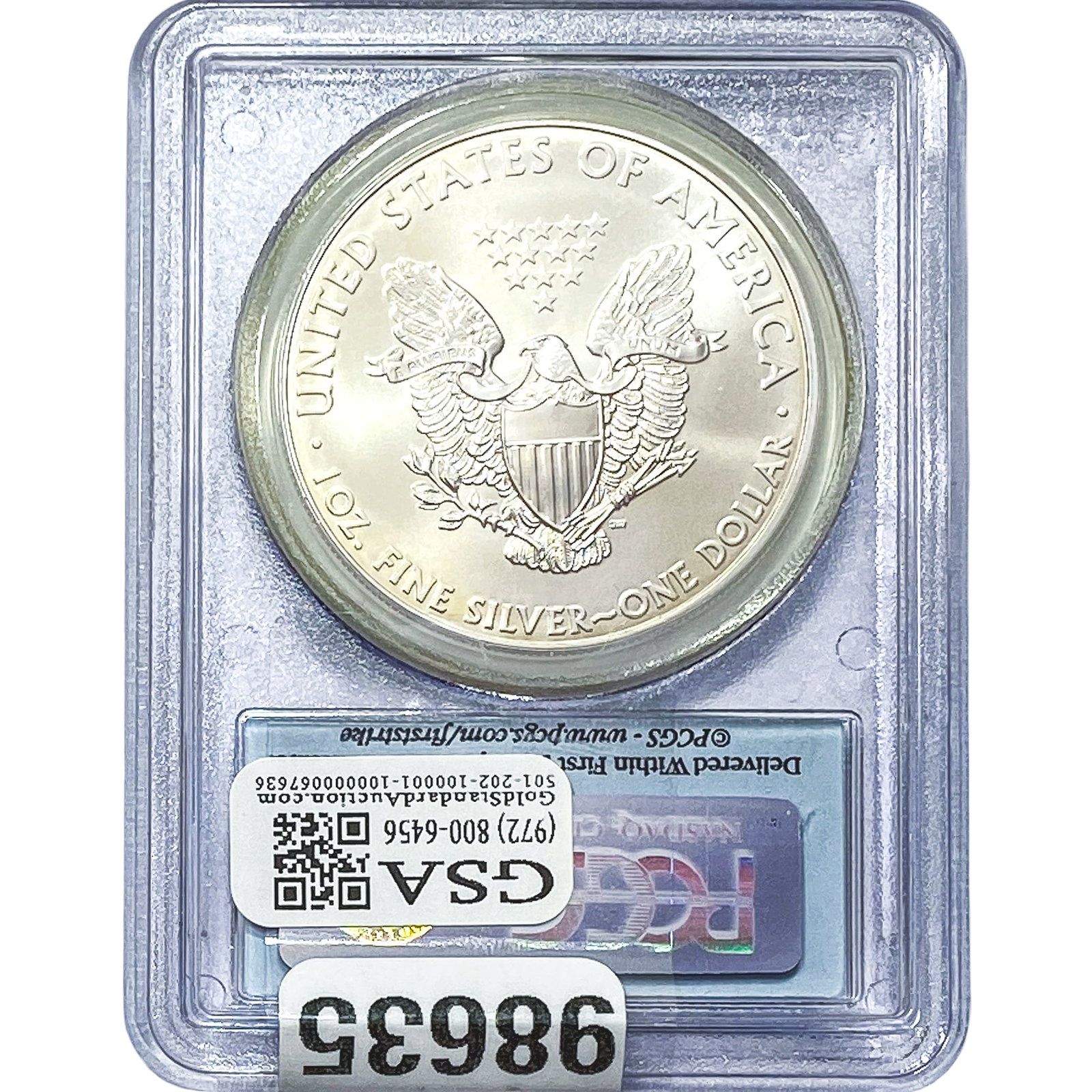 2009 Silver Eagle PCGS MS70 - 2
