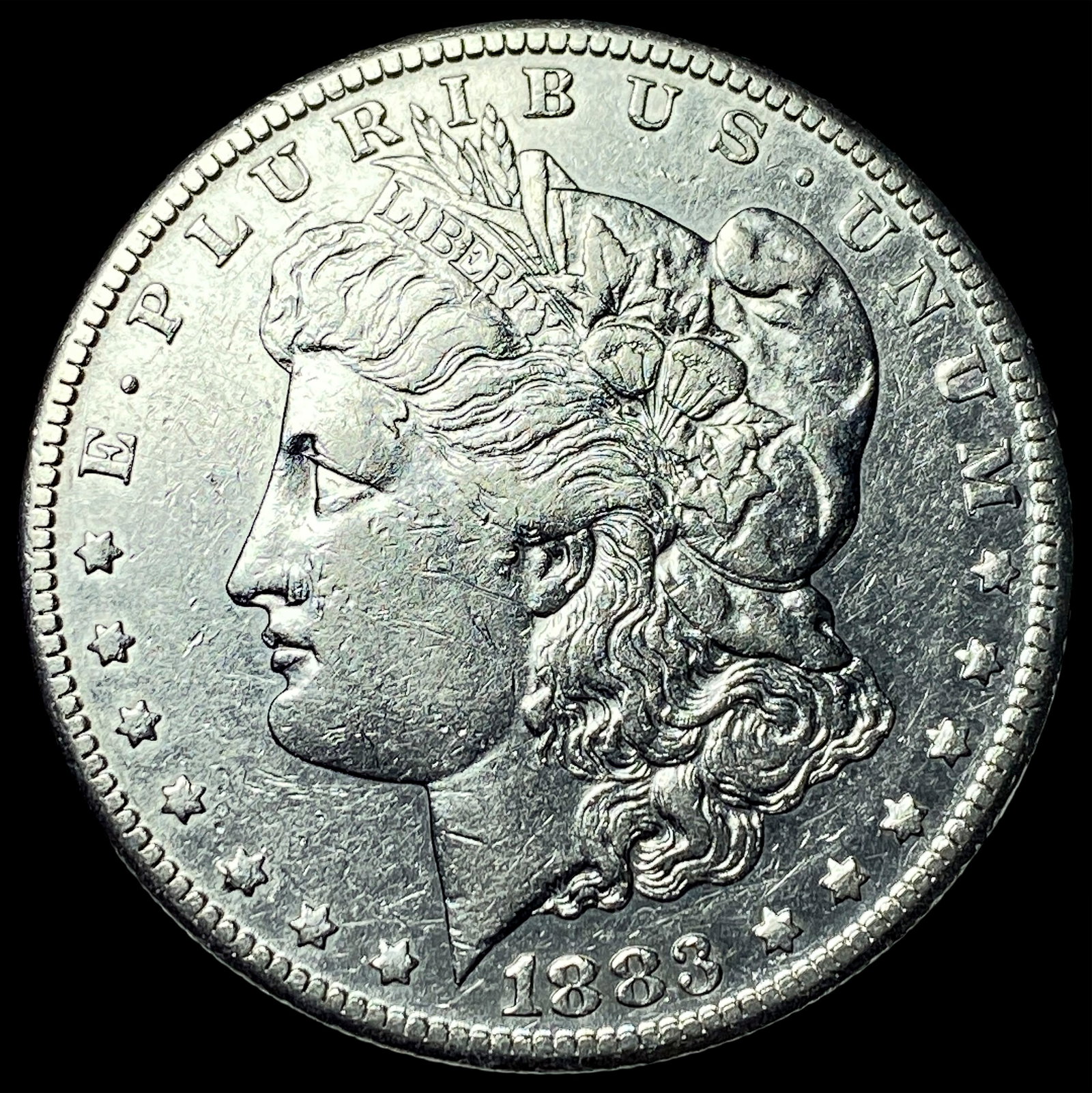1883-S Silver Morgan Dollar CLOSELY UNCIRCULATED: 1883-S Silver Morgan Dollar CLOSELY UNCIRCULATED