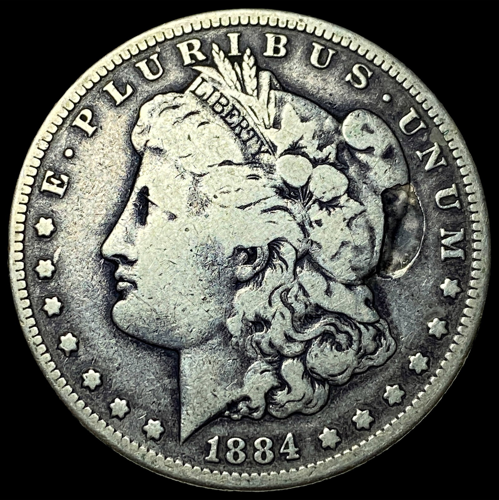 1884 Morgan Silver Dollar ABOUT UNCIRCULATED: 1884 Morgan Silver Dollar ABOUT UNCIRCULATED