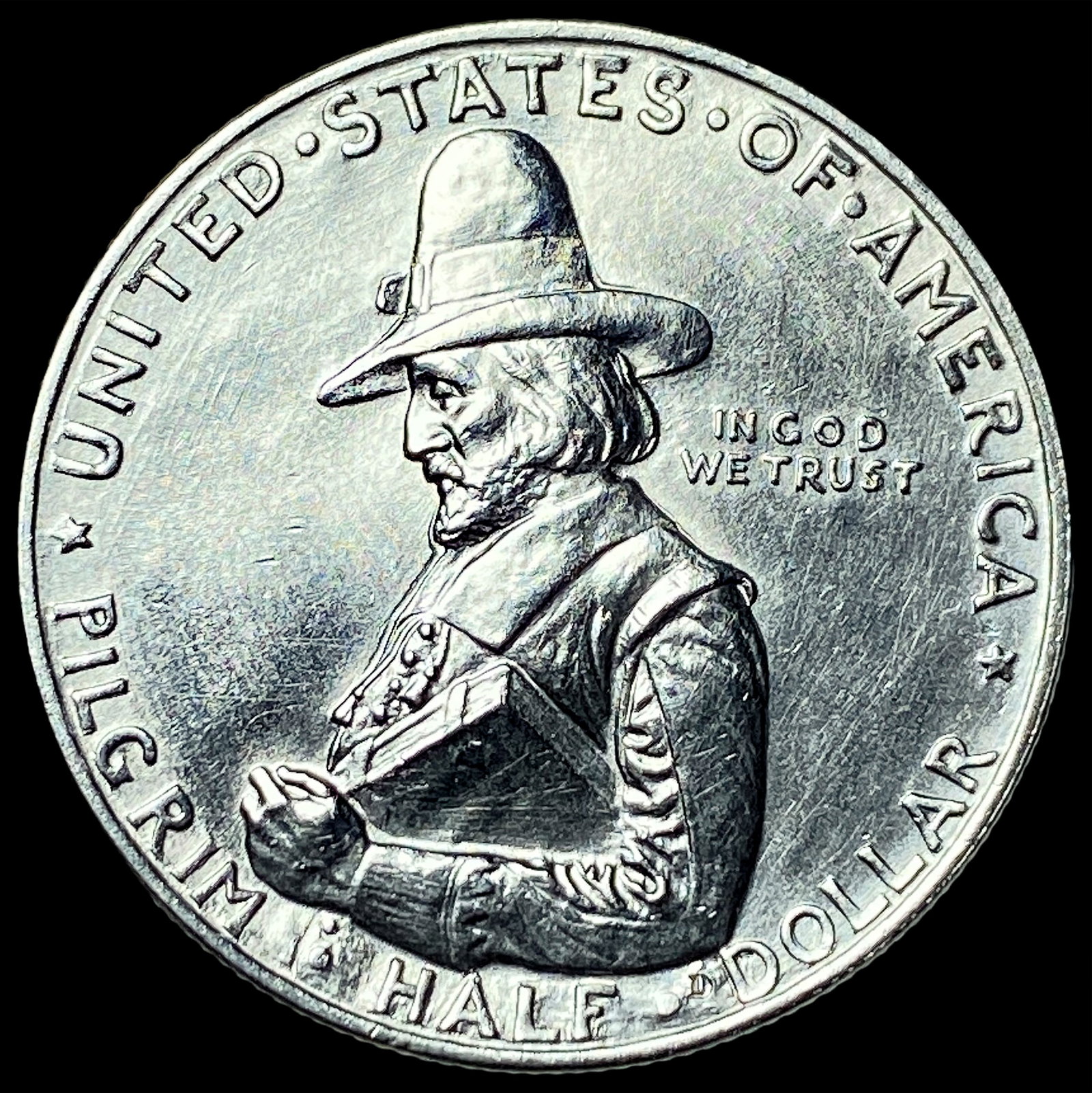 1920 Silver Pilgrim Half Dollar UNCIRCULATED: 1920 Silver Pilgrim Half Dollar UNCIRCULATED