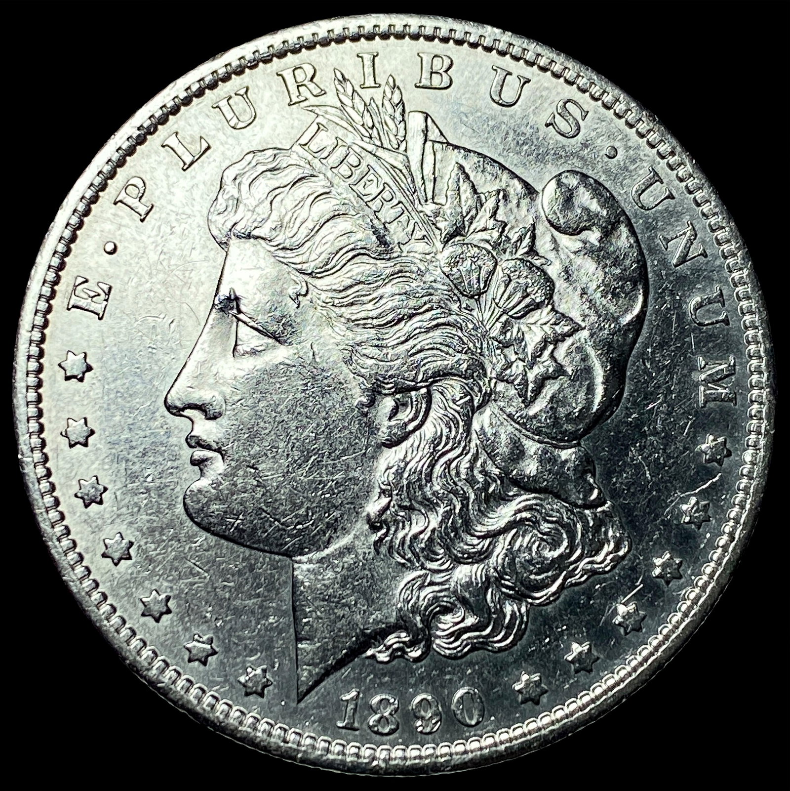 1890-S Silver Morgan Dollar UNCIRCULATED: 1890-S Silver Morgan Dollar UNCIRCULATED