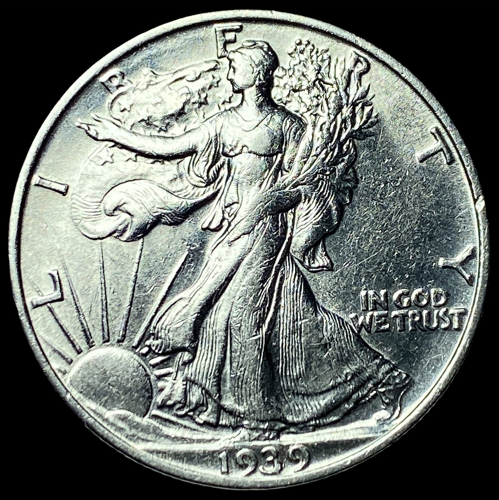 1939-S Walking Liberty Half Dollar UNCIRCULATED: 1939-S Walking Liberty Half Dollar UNCIRCULATED