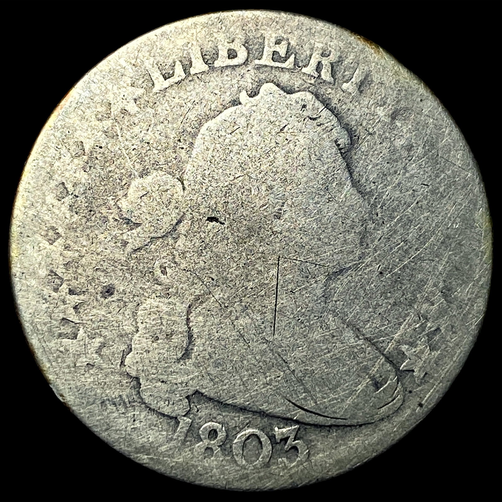 1803 Draped Bust Silver Dollar NICELY CIRCULATED: 1803 Draped Bust Silver Dollar NICELY CIRCULATED