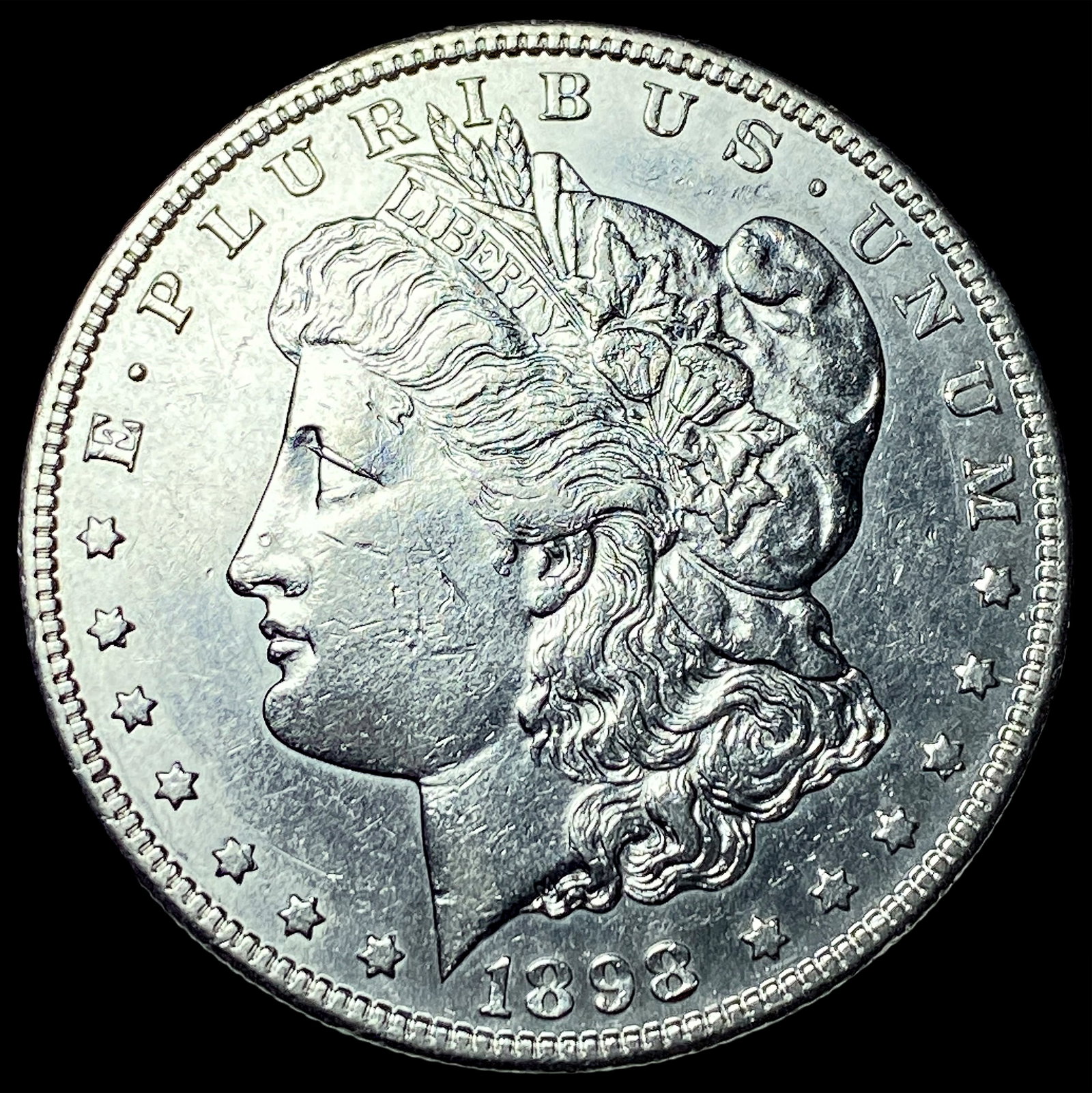 1898-S Silver Morgan Dollar UNCIRCULATED: 1898-S Silver Morgan Dollar UNCIRCULATED