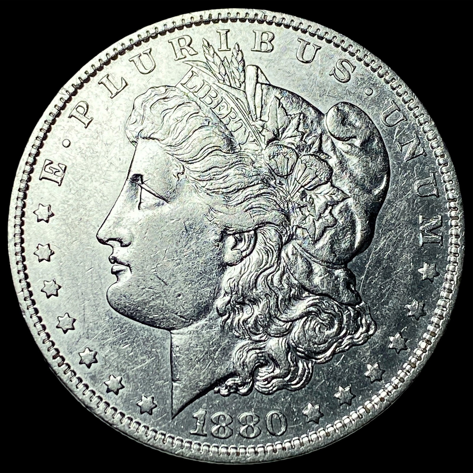 1880-O Micro O Morgan Silver Dollar UNCIRCULATED: 1880-O Micro O Morgan Silver Dollar UNCIRCULATED