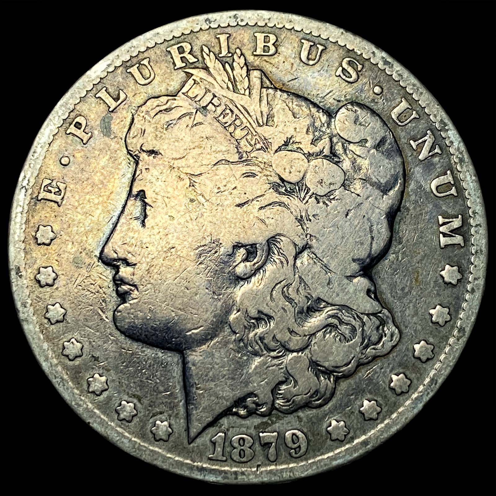 1879-CC Silver Morgan Dollar LIGHTLY CIRCULATED: 1879-CC Silver Morgan Dollar LIGHTLY CIRCULATED