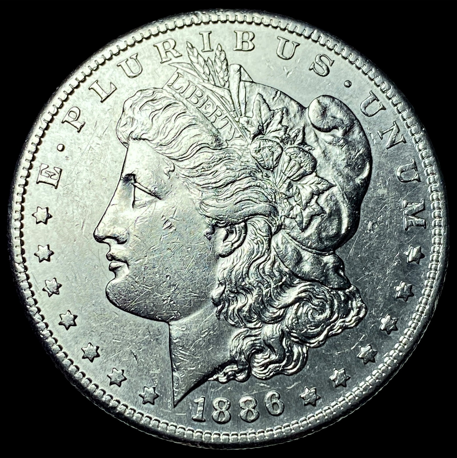 1886-S Silver Morgan Dollar UNCIRCULATED: 1886-S Silver Morgan Dollar UNCIRCULATED