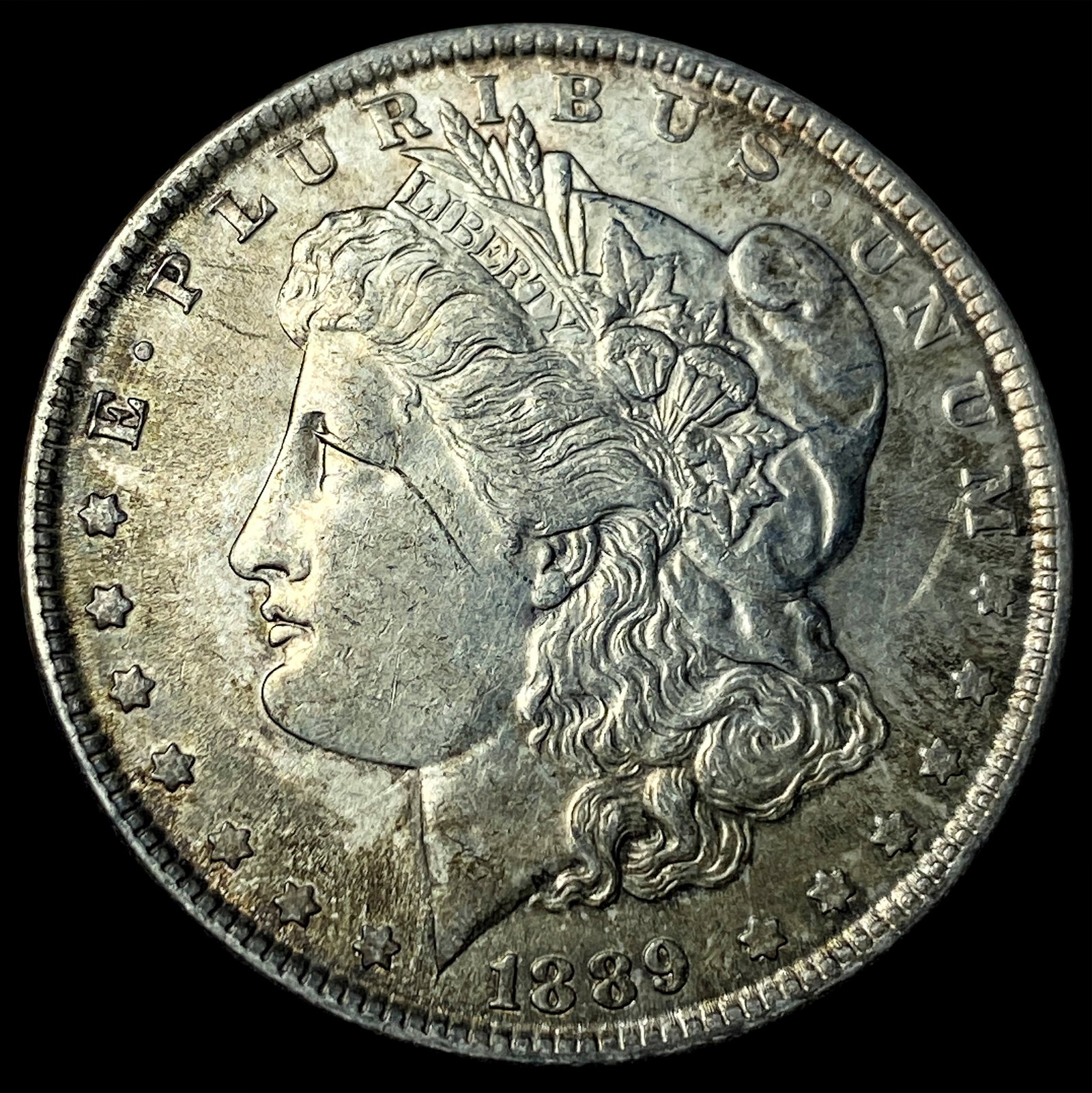 1889 Silver Morgan Dollar CHOICE AU: 1889 Silver Morgan Dollar CHOICE AU