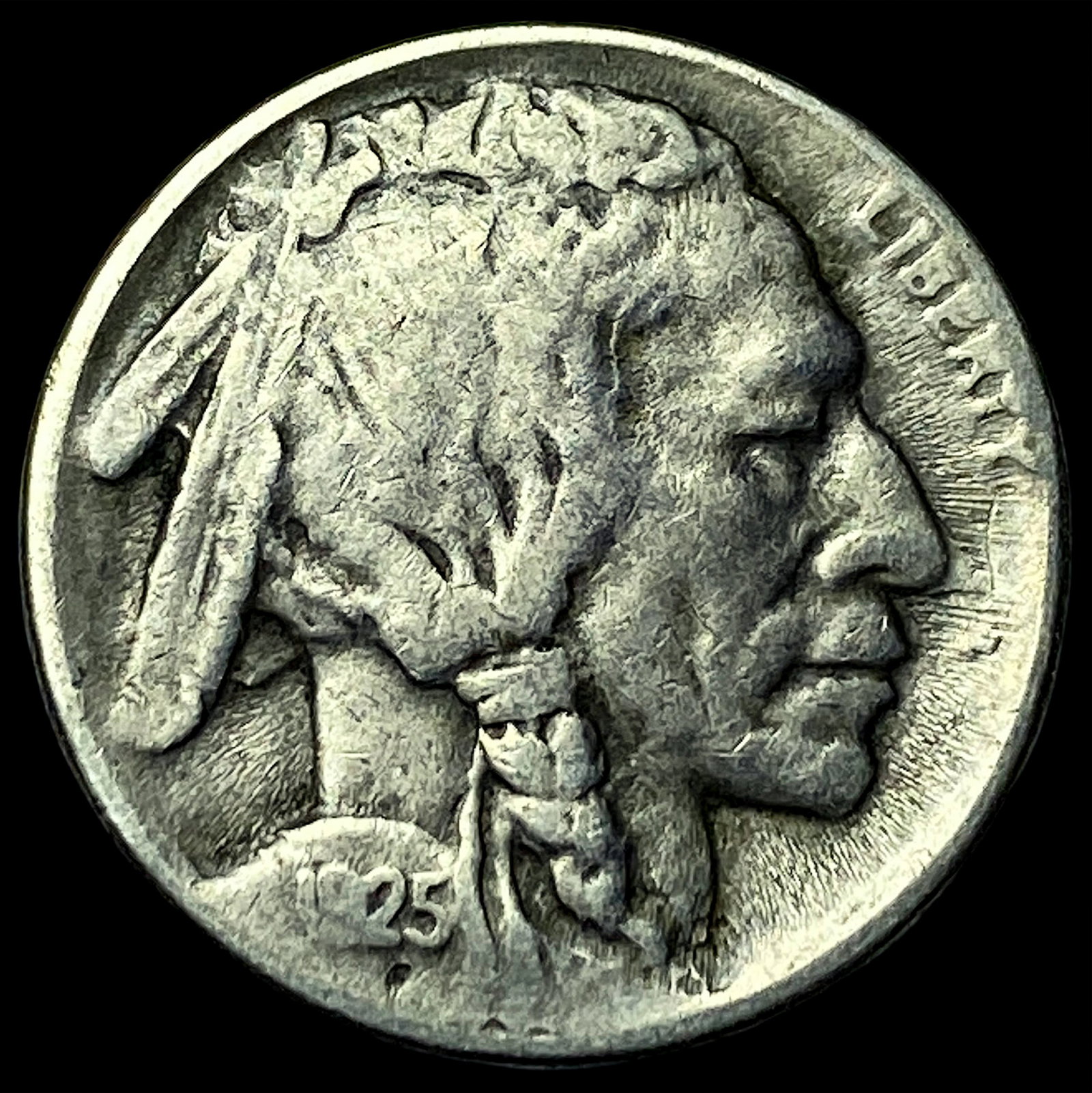 1925-S Buffalo Nickel CLOSELY UNCIRCULATED: 1925-S Buffalo Nickel CLOSELY UNCIRCULATED