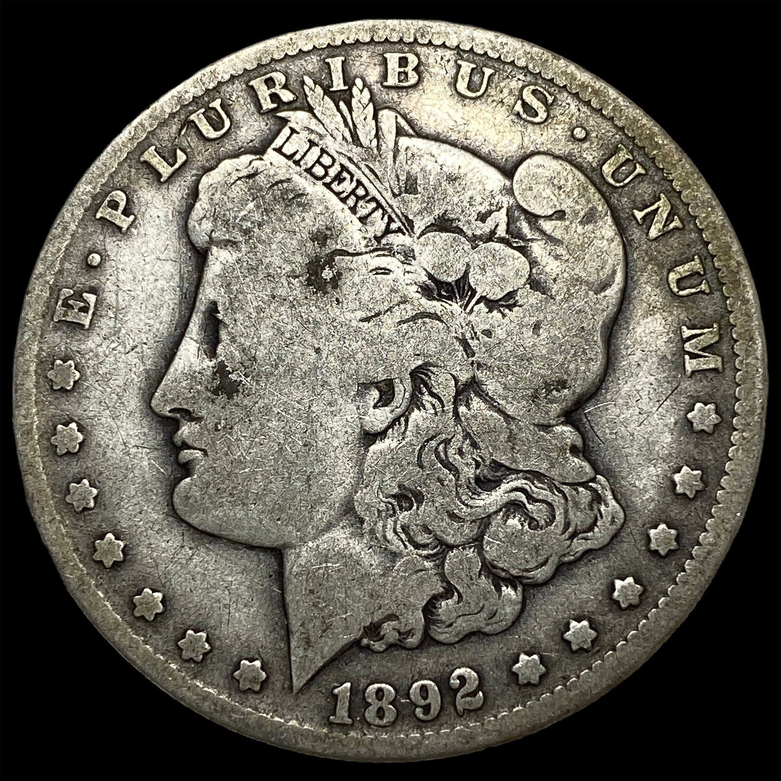1892-O Silver Morgan Dollar LIGHTLY CIRCULATED: 1892-O Silver Morgan Dollar LIGHTLY CIRCULATED