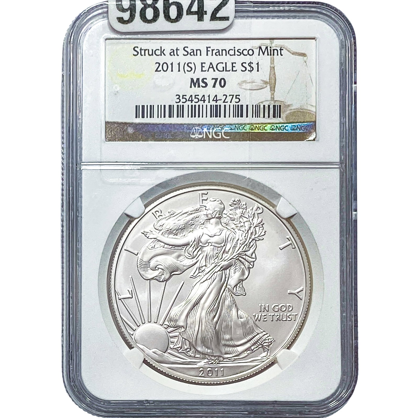 2011-S Silver Eagle NGC MS70 (1 of 2)
